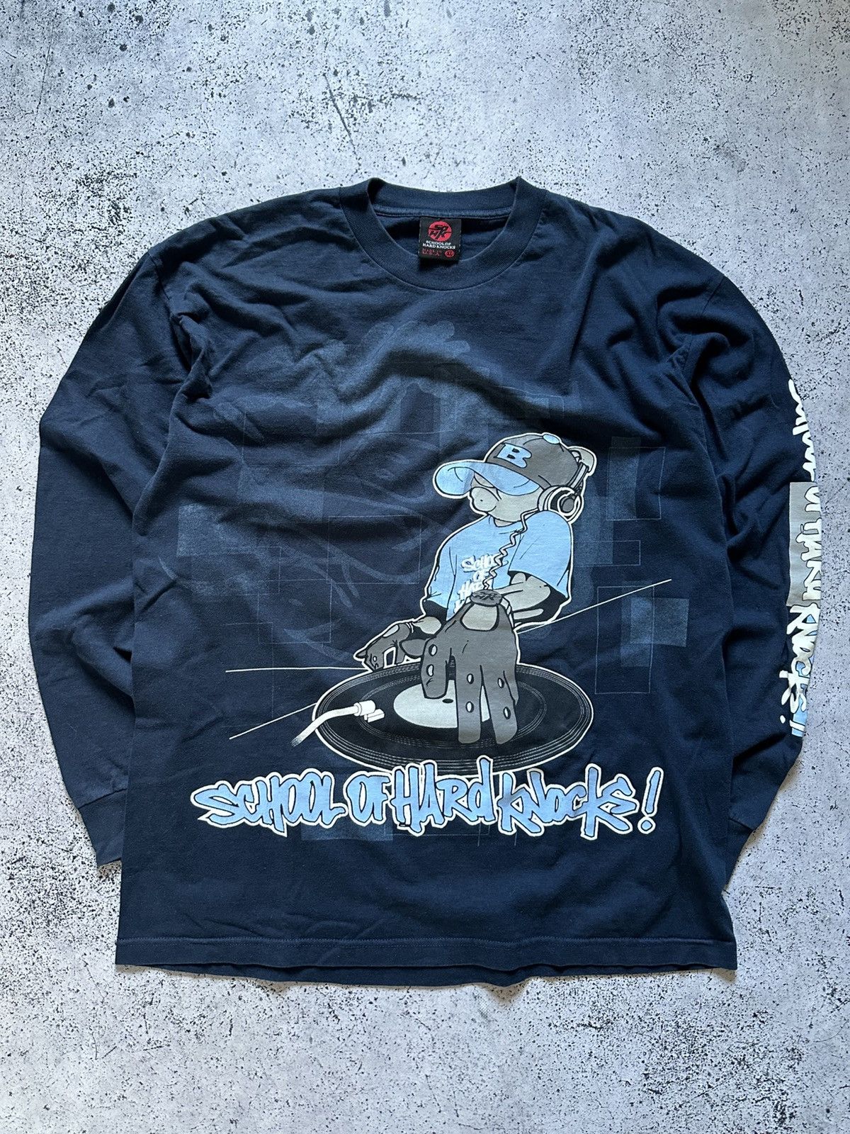 Rap Tees Vintage SOHK School Of Hard Knocks Long Sleeve T-shirt USA Size US XL / EU 56 / 4 - 1 Thumbnail