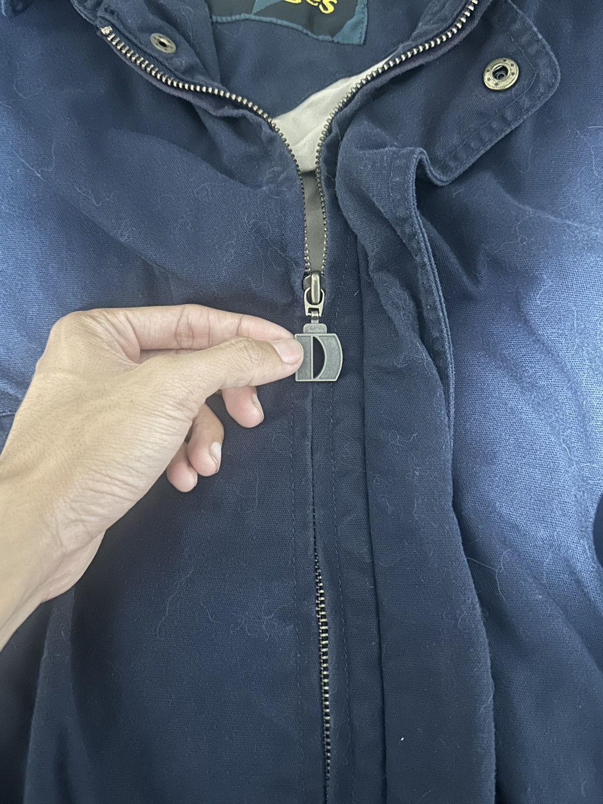 Dunbrooke Vintage 90s Dunbrooke Canvas Work Jacket (Leather Collar) Size US XL / EU 56 / 4 - 4 Thumbnail