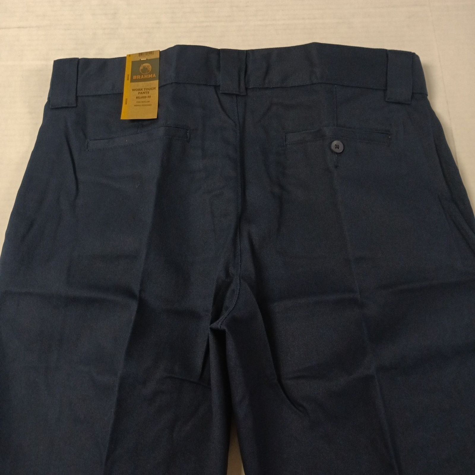 Other Brahma Men's Work Tough Pants Size 36x32 Blue Relaxed Fit Size US 36 / EU 52 - 7 Thumbnail