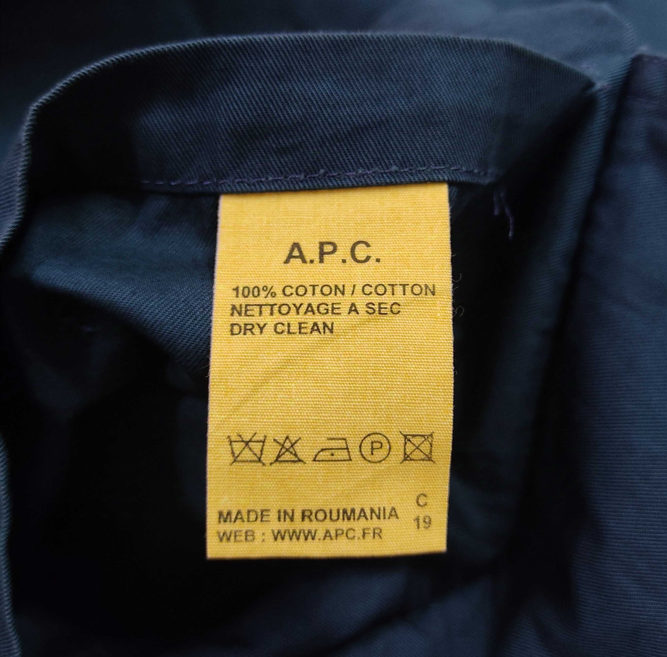 A.P.C. Light Cotton Minimalist Zipper Jacket Size US S / EU 44-46 / 1 - 11 Thumbnail