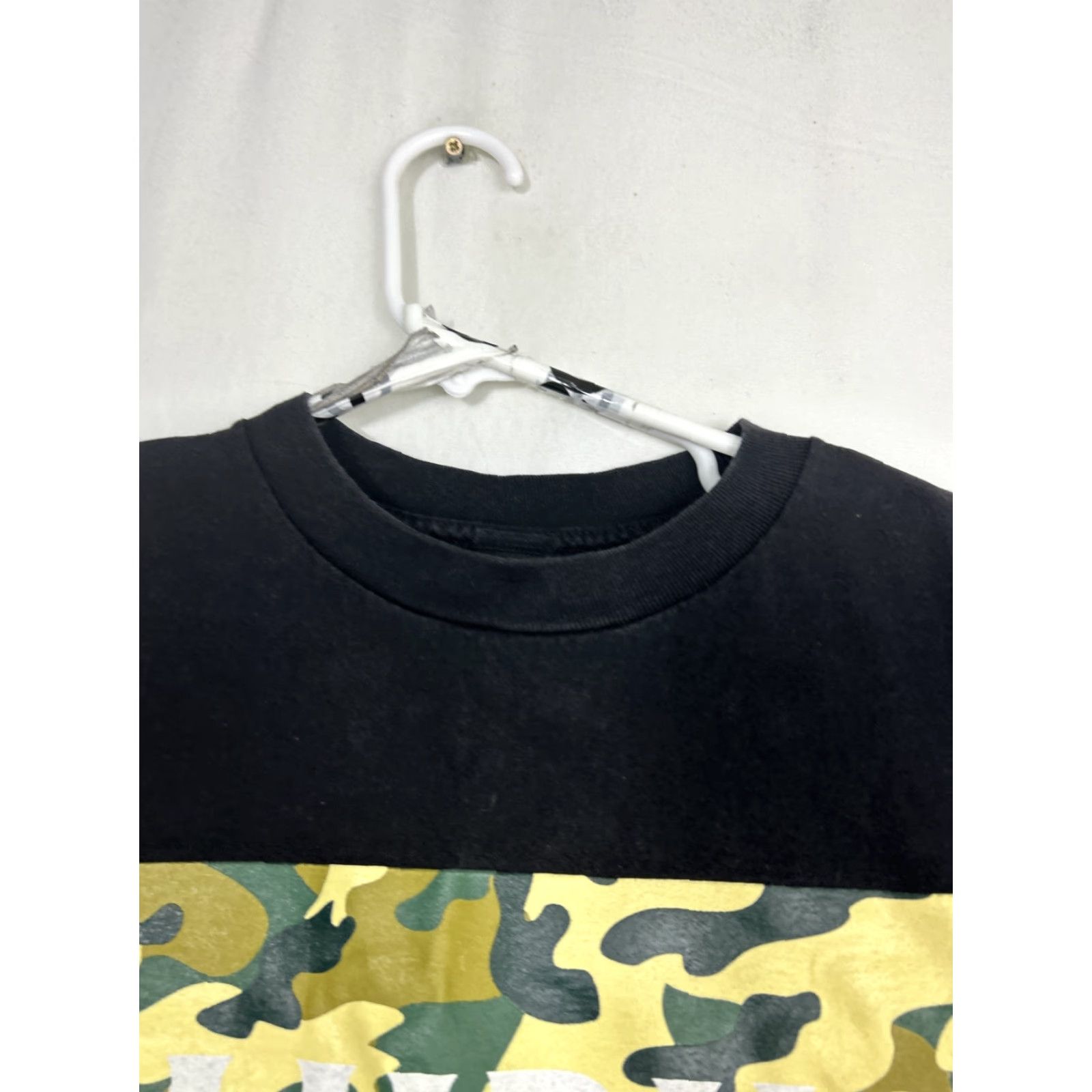 Vintage Lurk Hard T-Shirt Mens Small Black Camouflage Graphic Short Sleeve Shirt Size US S / EU 44-46 / 1 - 3 Thumbnail