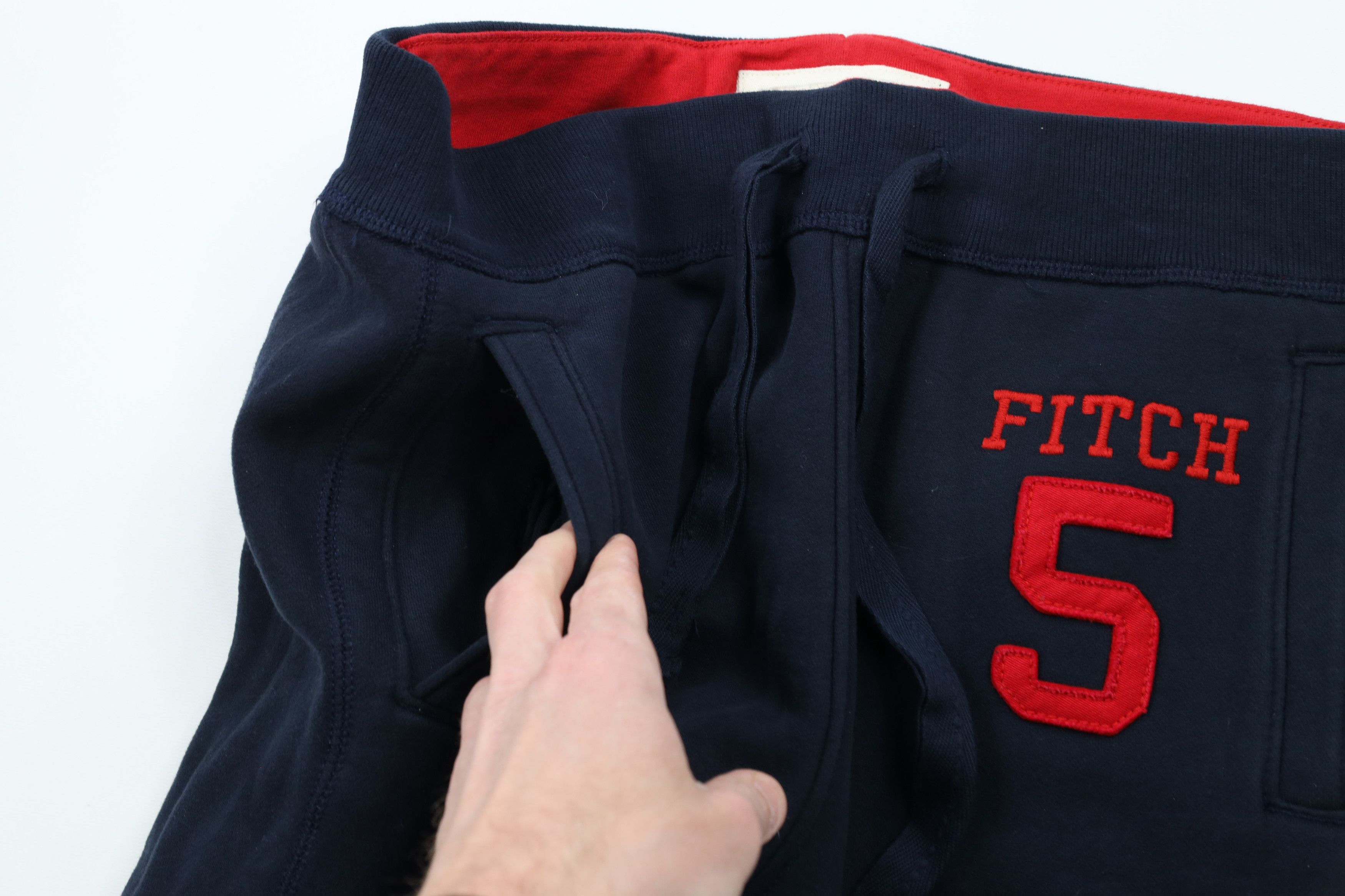 Abercrombie & Fitch × Vintage Vintage Abercrombie & Fitch Out Heavyweight Sweatpants Blue Size US 38 / EU 54 - 5 Thumbnail