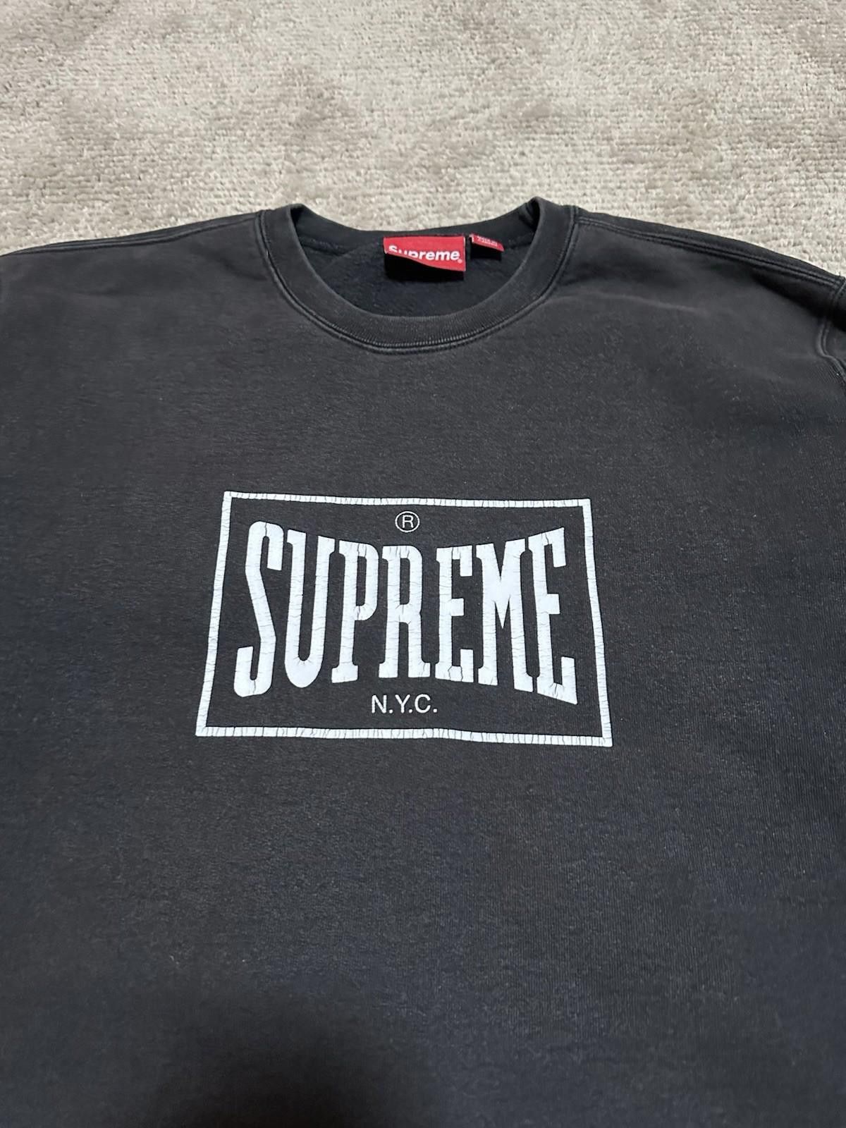 Supreme Supreme Warm Up Crewneck Sweatshirt Sz L Size US L / EU 52-54 / 3 - 5 Thumbnail