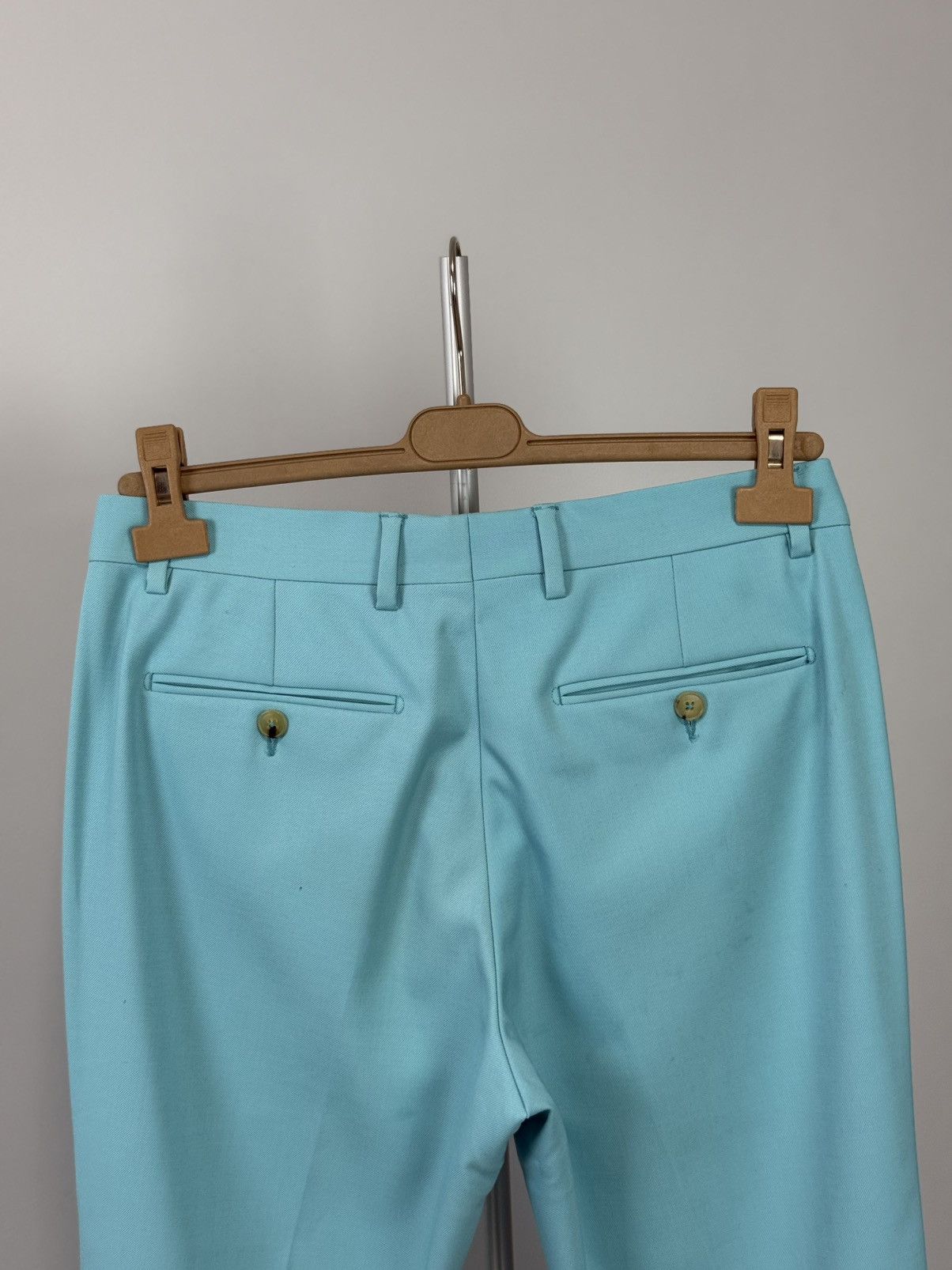 Gucci Gucci Runway Style Aqua Tailored Trousers Mens Size Small Size 44R - 7 Thumbnail