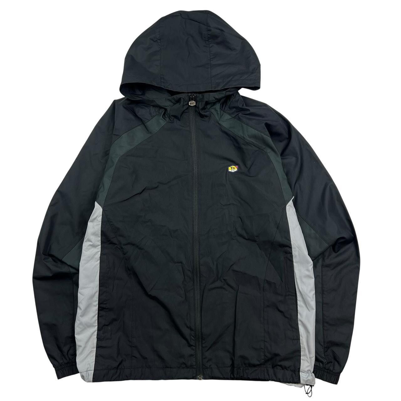 Nike Nike TN Hooded Windbreaker Zip Up Jacket Black & Gray Small Size US S / EU 44-46 / 1 - 1 Thumbnail