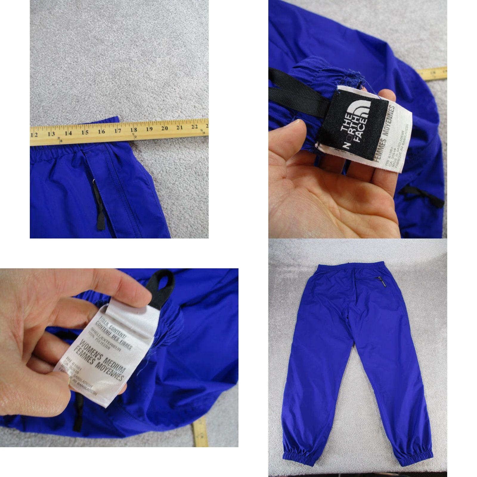 The North Face The North Face Joggers Womens M Indigo Purple Windbreaker Color: Purple Activewear Hiking, Walking Mens Womens Girls (adjust). Size 32" / US 10 / IT 46 - 8 Thumbnail