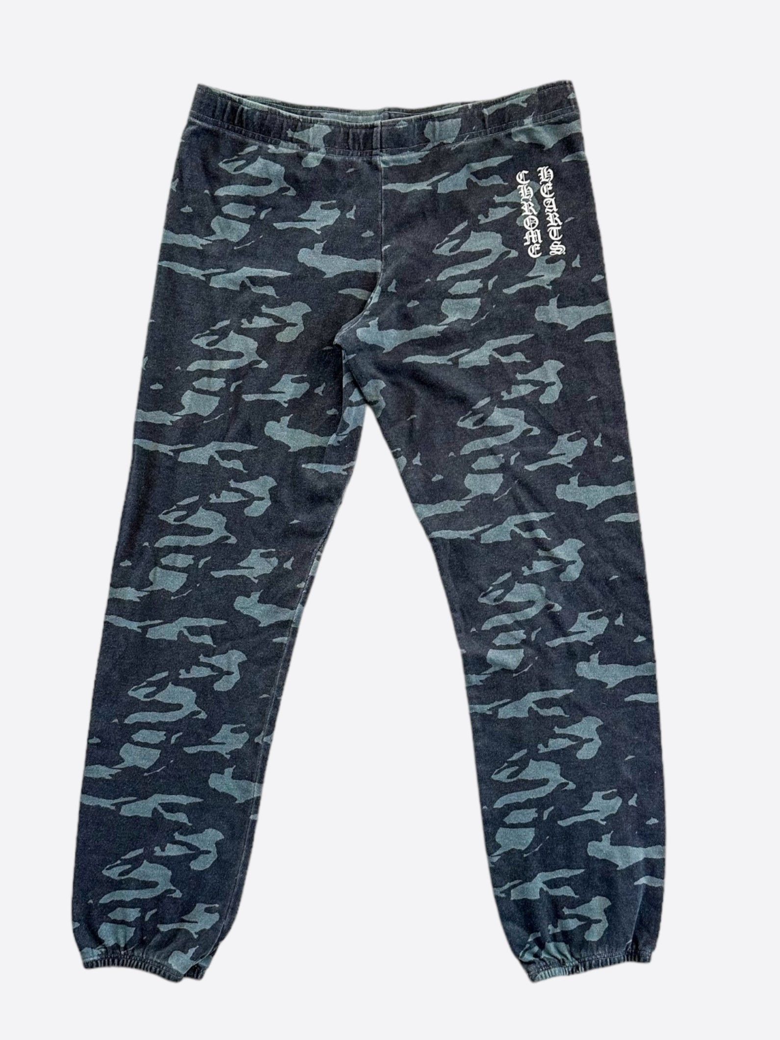 image of Chrome Hearts Grey Camouflage Women's Sweatpants (Size 26)