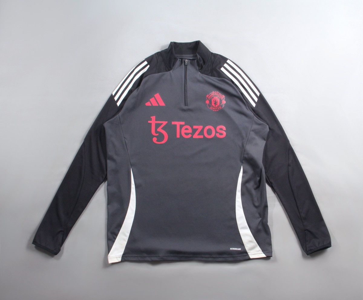 Adidas Adidas Manchester United Soccer Football Track Top Jersey XL Size US XL / EU 56 / 4 - 1 Thumbnail