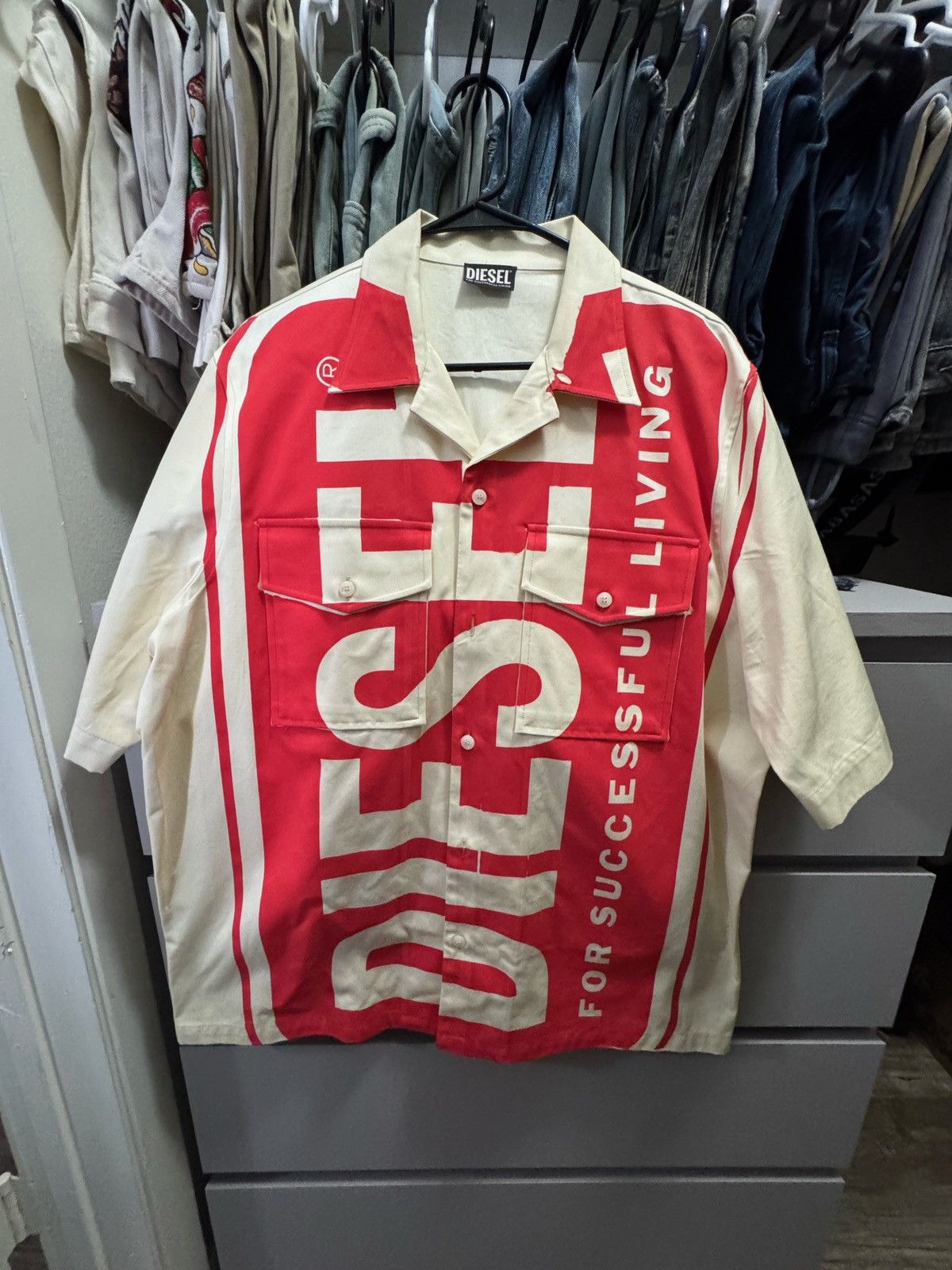 Diesel Diesel button up Size US L / EU 52-54 / 3 - 3 Thumbnail