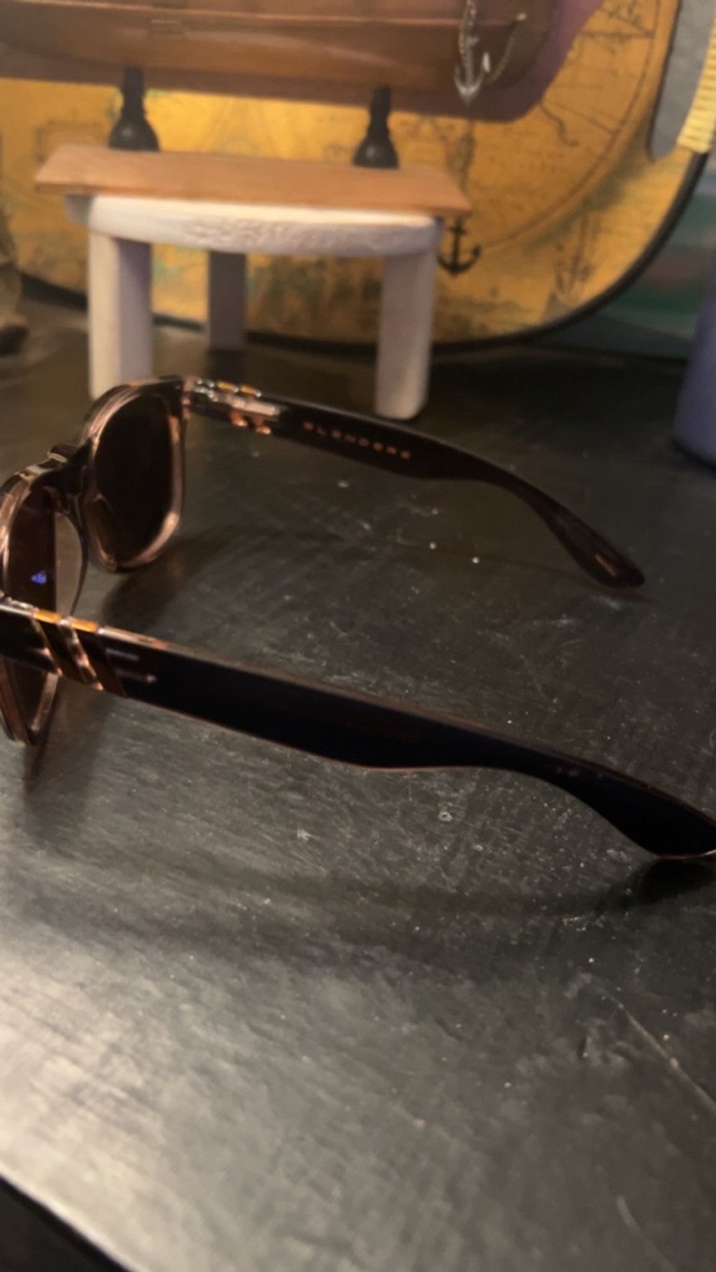 The Unbranded Brand Women's Blenders Eyewear One Size Brown Gold Sunglasses Size ONE SIZE - 3 Thumbnail