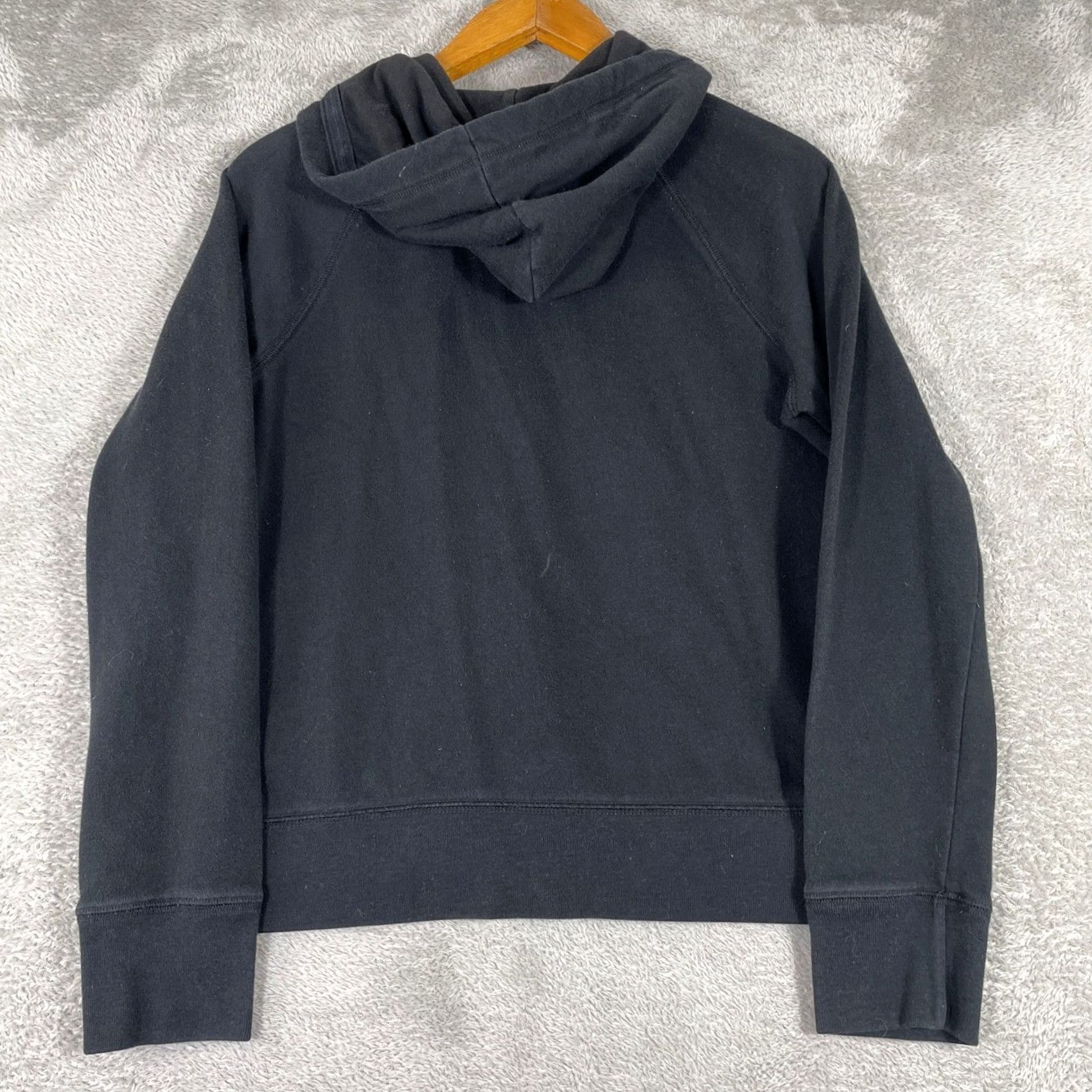 Aeropostale Aeropostale Hoodie Womens Medium Black Full Zip Logo Hooded Graphic Print Zip Sweatshirt Size M / US 6-8 / IT 42-44 - 2 Thumbnail
