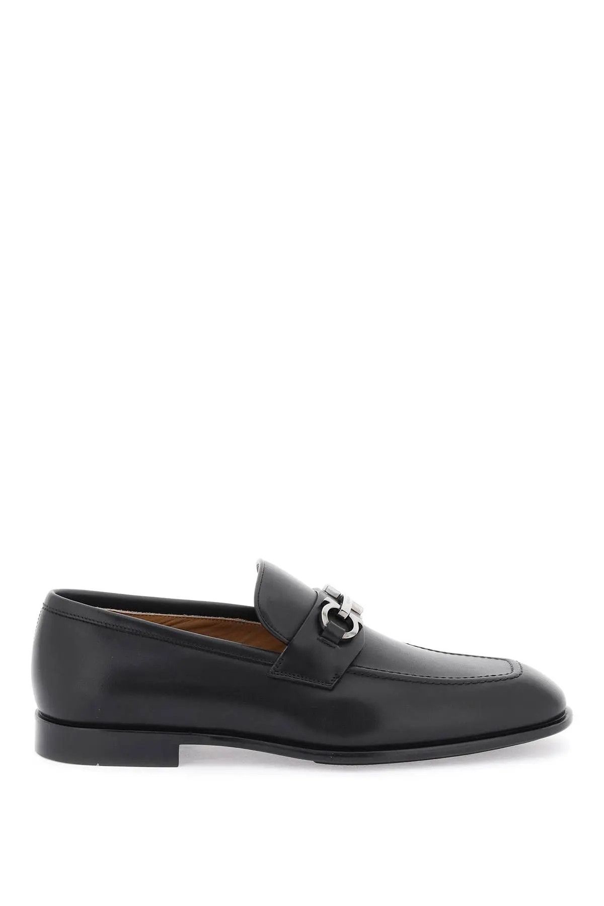 image of Salvatore Ferragamo O1S22I1N0324 Penny Loafers In Black, Men's (Size 7)