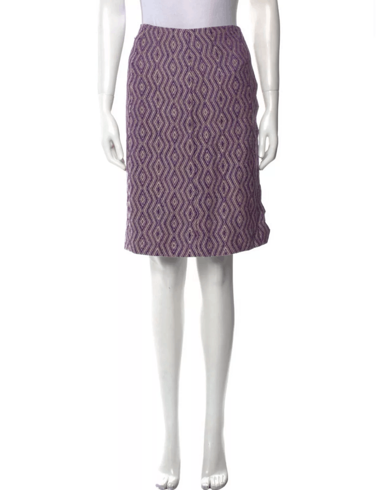 Chanel Chanel Vintage Knee-Length Tweed Skirt Size US10 FR42 Size 30" / US 8 / IT 44 - 8 Thumbnail