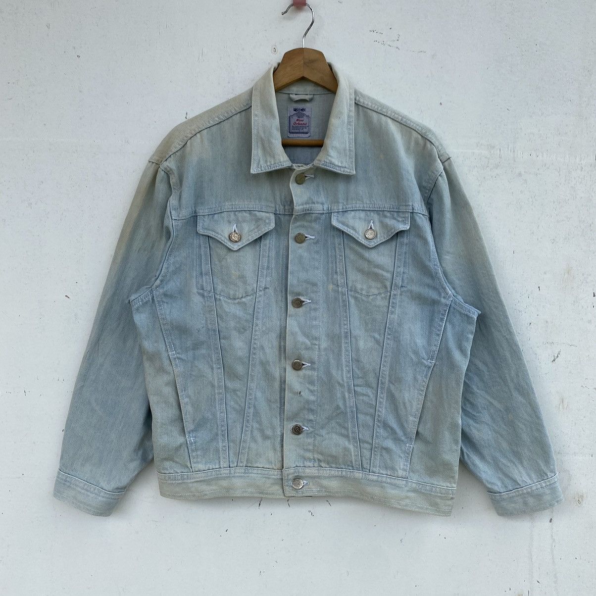 Japanese Brand × Vintage Vintage New Orleans Trucker Jacket Size US M / EU 48-50 / 2 - 1 Thumbnail
