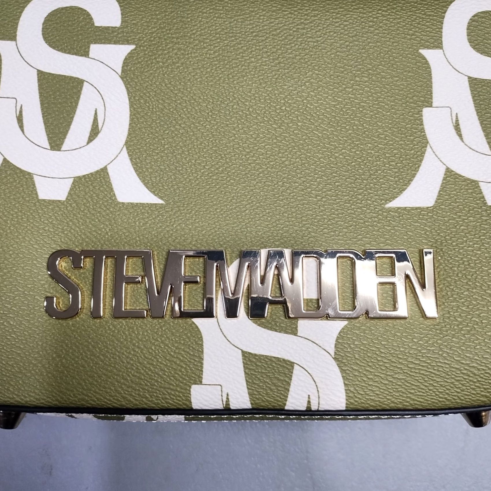 Steve Madden Steve Madden Bag Crossbody Womens Medium Multi Metallic Logo Detachable Strap Size ONE SIZE - 7 Thumbnail