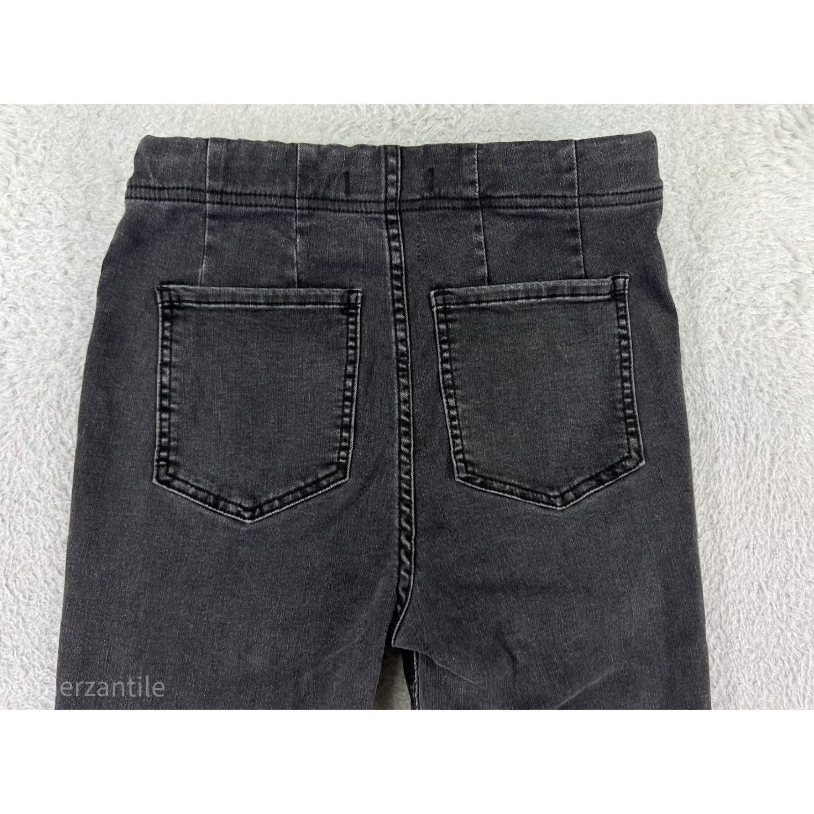 Free People Free People Jeans Women's 26 Black Bootcut Western Pull On Cotton Blend High-Rise Corduroy Inseam 24 in Women Mens Size 26" / US 2 / IT 38 - 3 Thumbnail