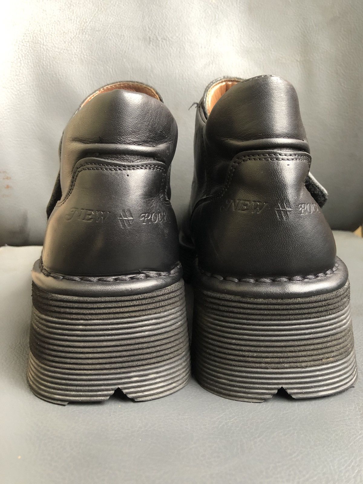 New Rock New Rock Black Leather Women’s Shoes Size 39 Made In 🇪🇸 Size US 8.5 / IT 38.5 - 14 Thumbnail