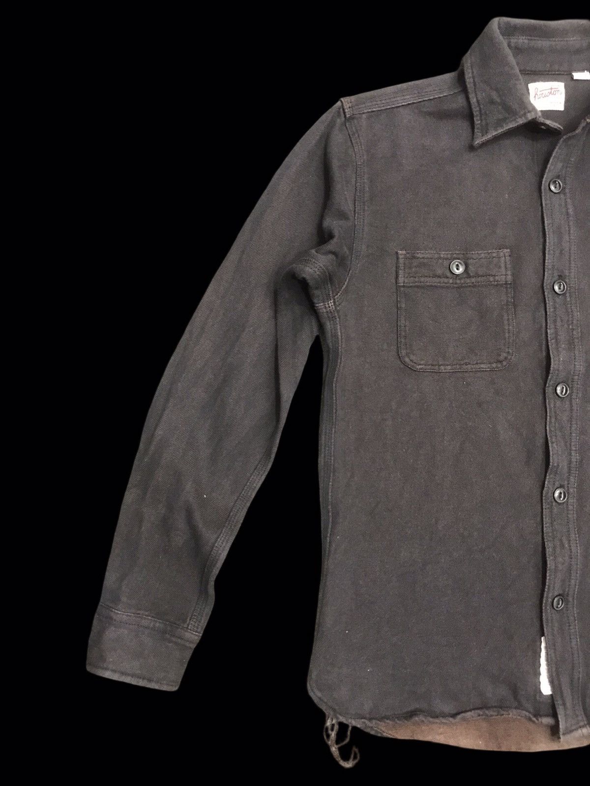 Japanese Brand 💥HOUSTON UNION MADE Rusty Triple Stitch Sturdy Shirt Size US M / EU 48-50 / 2 - 4 Thumbnail