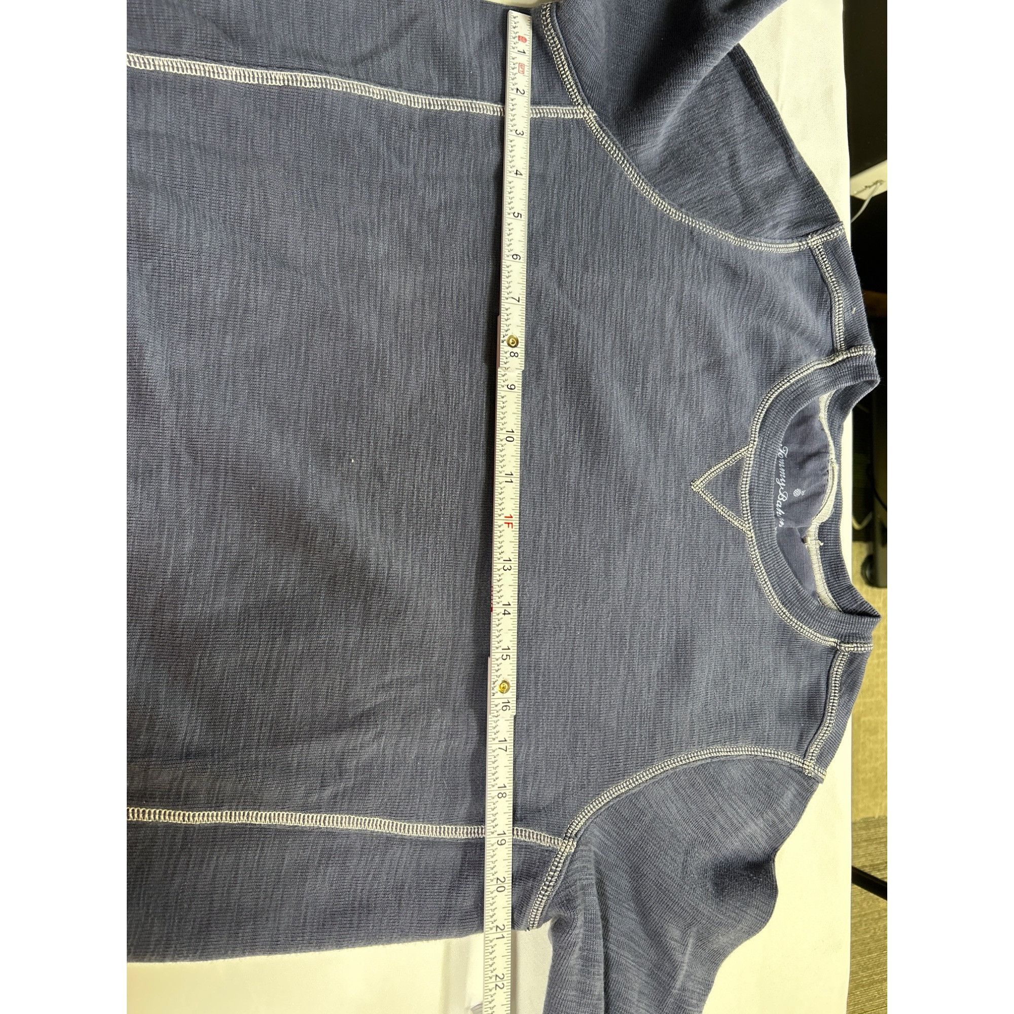Tommy Bahama Tommy Bahama Boys Blue Long Sleeve Crew Neck Pullover Sweats Size US L / EU 52-54 / 3 - 2 Thumbnail