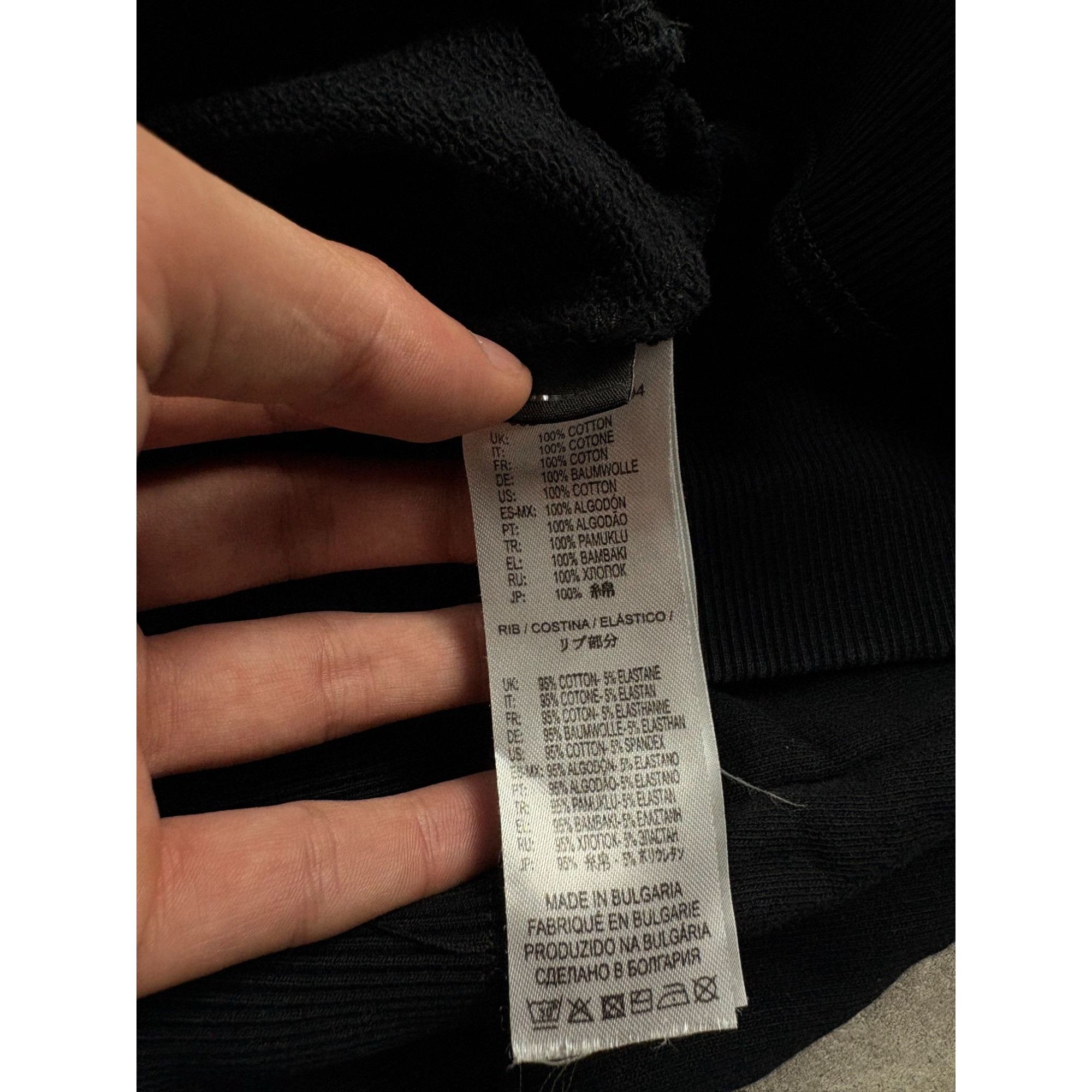 Diesel Diesel Black Crewneck Sweatshirt With "Only The Brave" Graph Size US M / EU 48-50 / 2 - 6 Thumbnail
