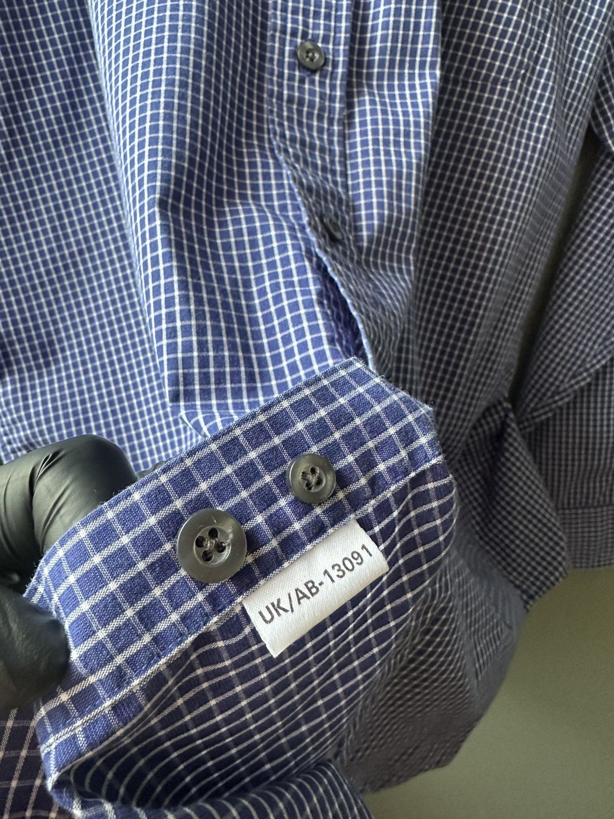 Yves Saint Laurent Yves Saint Laurent Check Shirt Size 39 Size US M / EU 48-50 / 2 - 5 Thumbnail