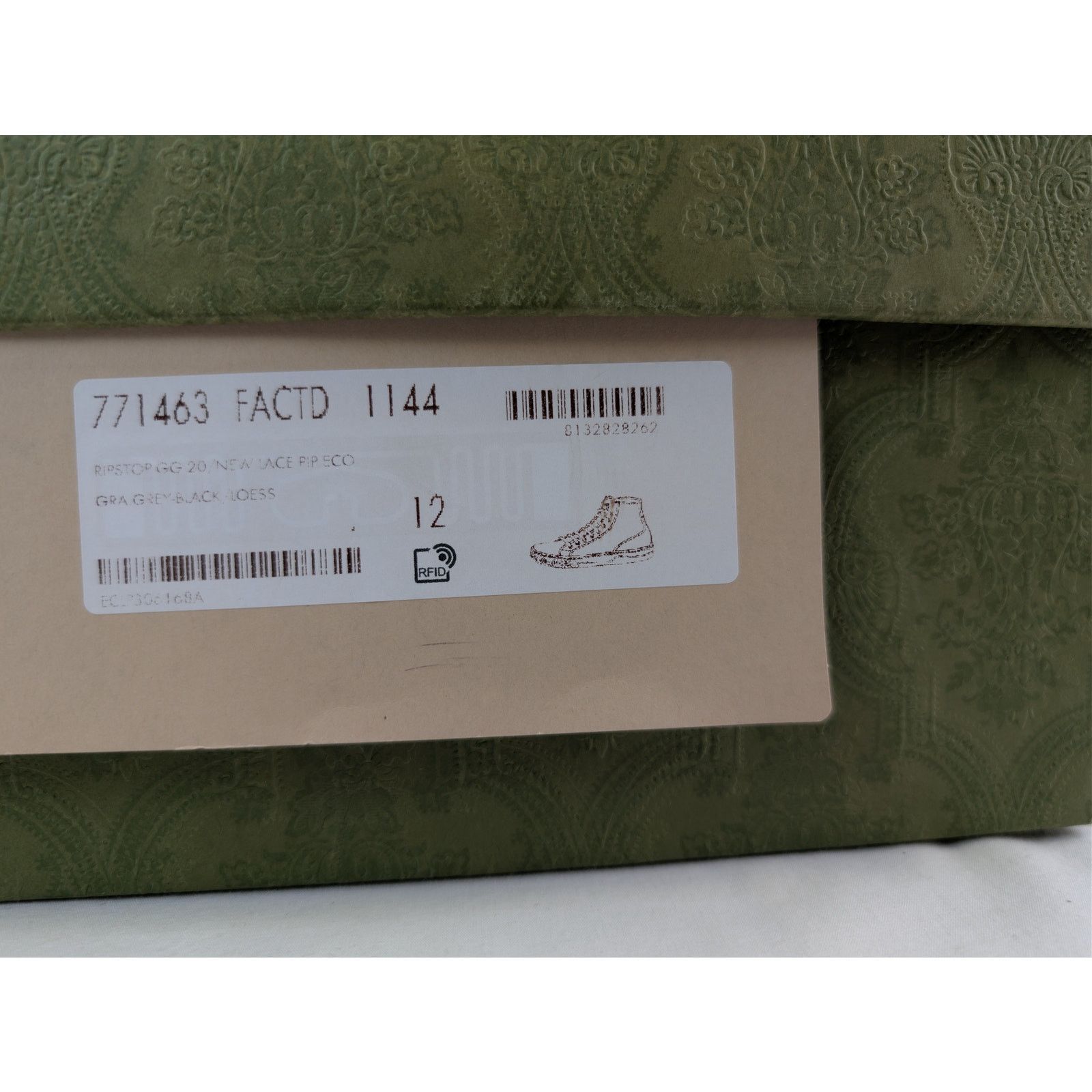 Gucci o1rshd1 GG monogram Tennis 1977 High-Top sneakers in grey Size US 12.5 / EU 45-46 - 22 Thumbnail