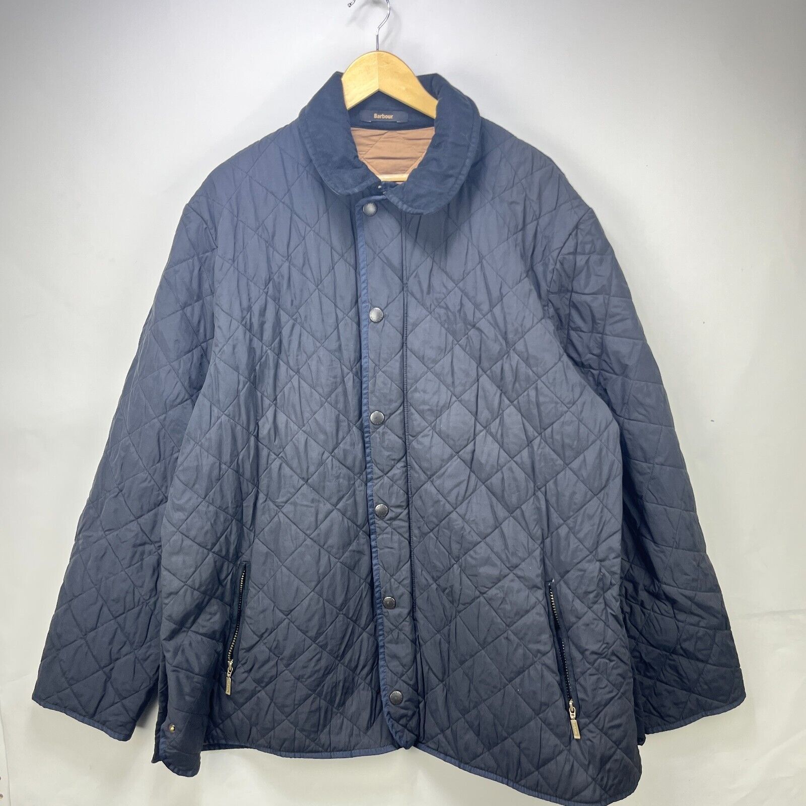 Barbour × Vintage Vintage Barbour D34 Milano Fine Cotton Quilt Jacket Mens 2XL Size US XXL / EU 58 / 5 - 1 Thumbnail
