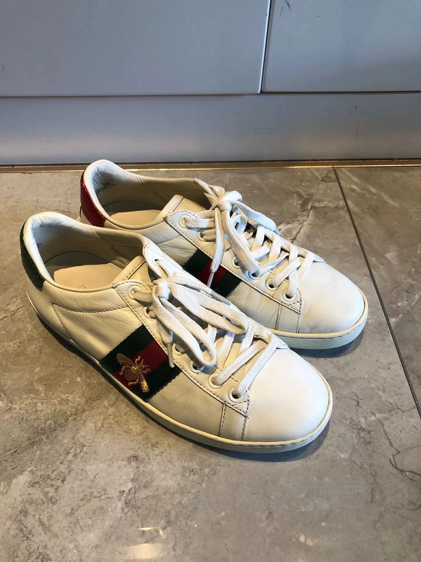 Gucci Gucci classic bee leather women's sneakers. Size US 5 / IT 35 - 1 Thumbnail