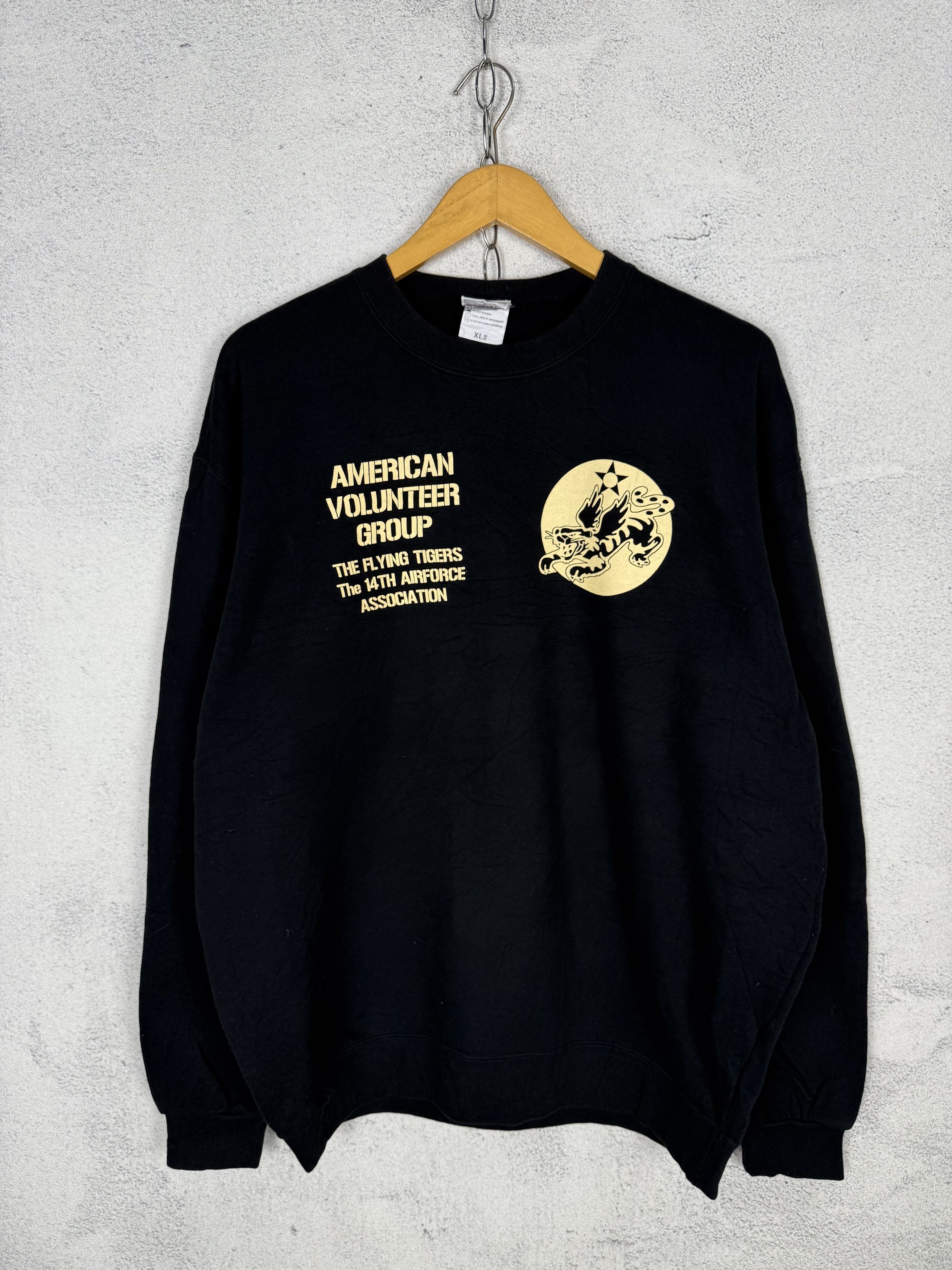 Japanese Brand The Mavericks AVG Flying Tigers Sweatshirt Crewneck Size US XL / EU 56 / 4 - 3 Thumbnail