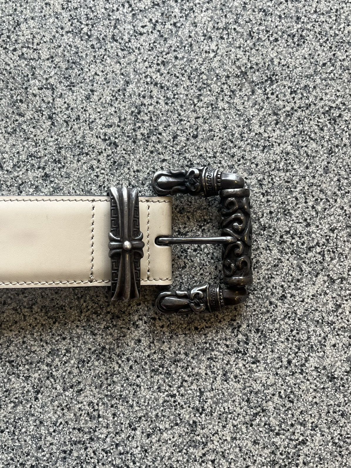 Versace Vintage Gianni Versace Gothic Roller Belt Size 36 - 1 Thumbnail