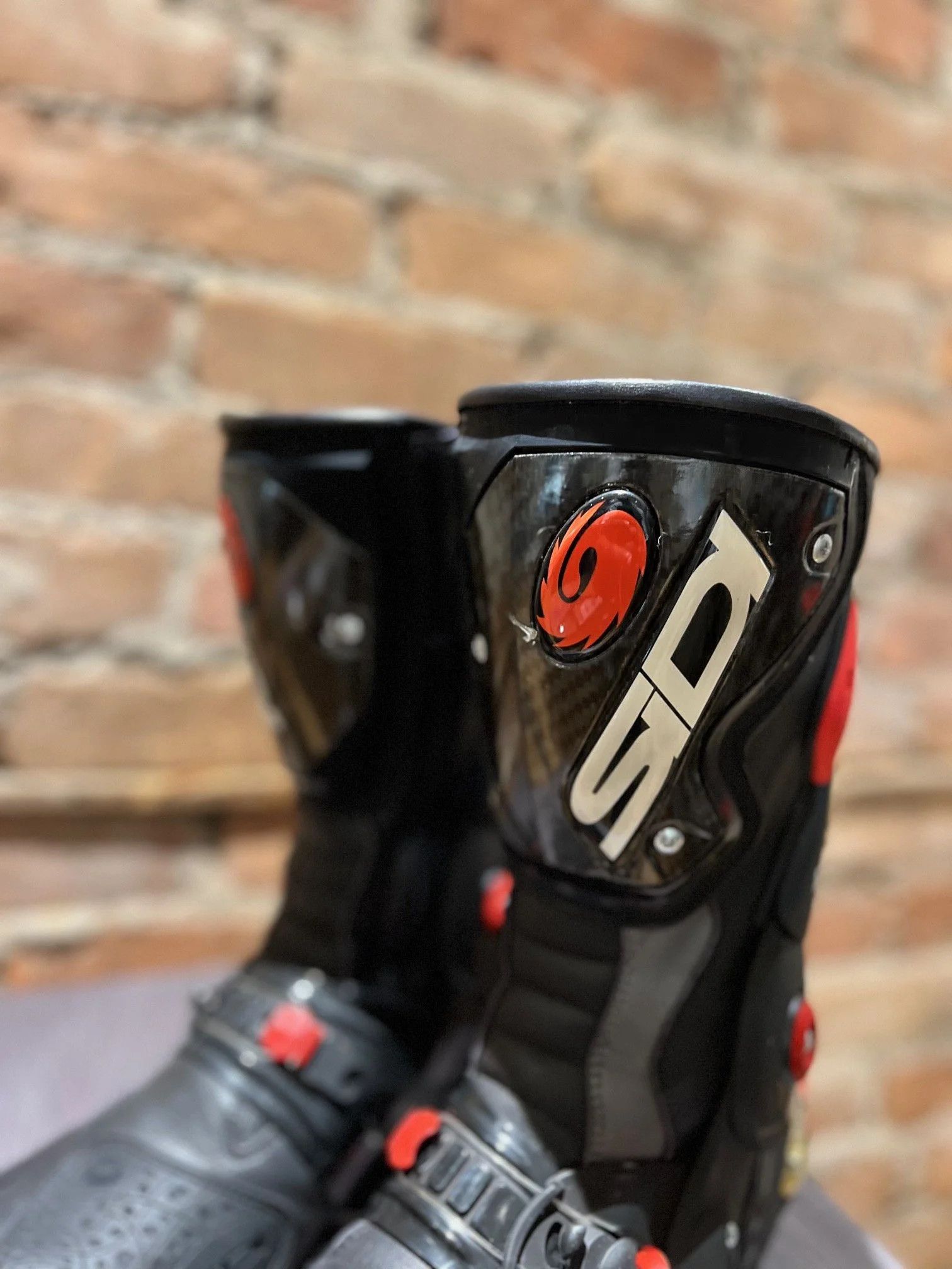 Sidi Sidi Vertigo Corsa Racing Boot – Black/Red Accents Size US 9 / EU 42 - 3 Thumbnail