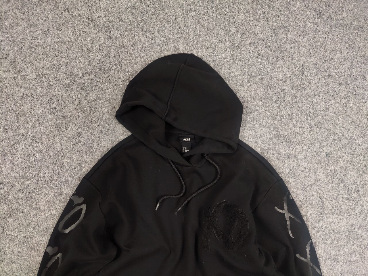 H&M × The Weeknd The Weeknd x H&M Black Logo XO Unisex Hoodie Size US XS / EU 42 / 0 - 8 Thumbnail