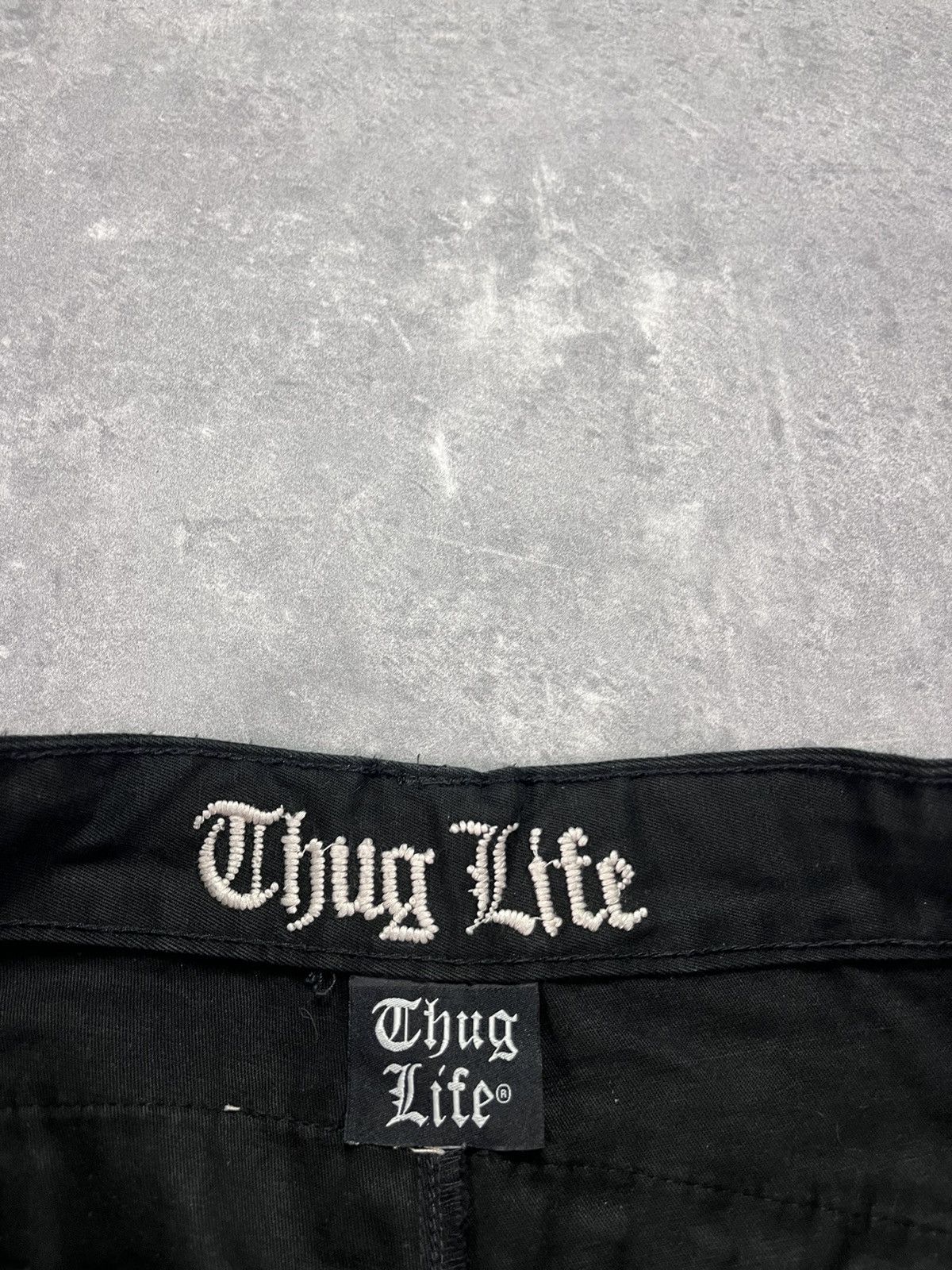JNCO Thug Life Vintage Baggy Cargo Shorts Jorts 36 Rare Size US 36 / EU 52 - 6 Thumbnail