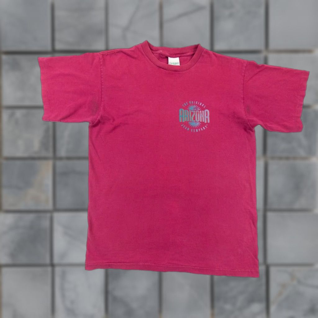 Vintage VINTAGE Arizona Jeans T-Shirt Shirt Mens Adult XL Purple 90s 1990s Short Sleeve Crew Neck Logo Tee Size US XL / EU 56 / 4 - 1 Thumbnail