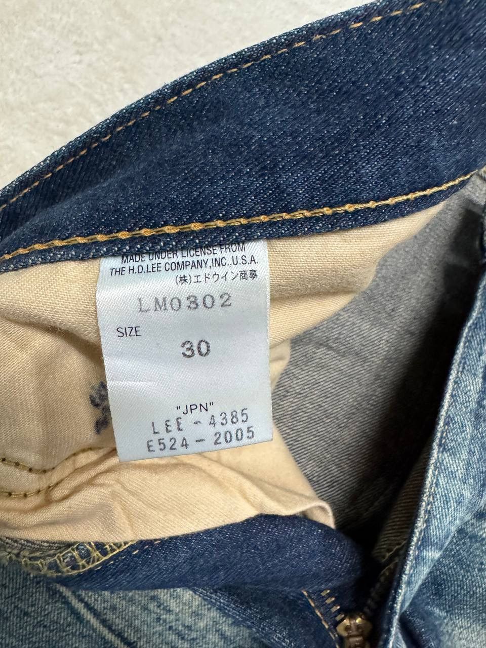 Vintage FLARE Vintage Lee Riders Insane Sand Mudwash Denim Jeans Size US 30 / EU 46 - 11 Thumbnail