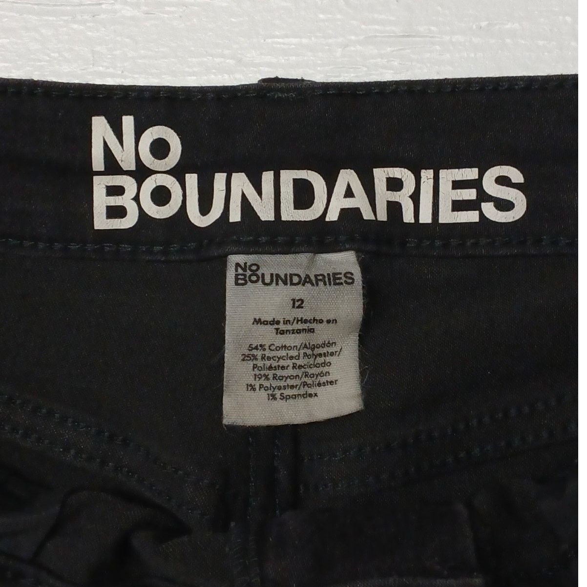 Other No Boundaries (12) Regular Straight Black Jeans/Pants Size 34" / US 12 / IT 48 - 7 Thumbnail