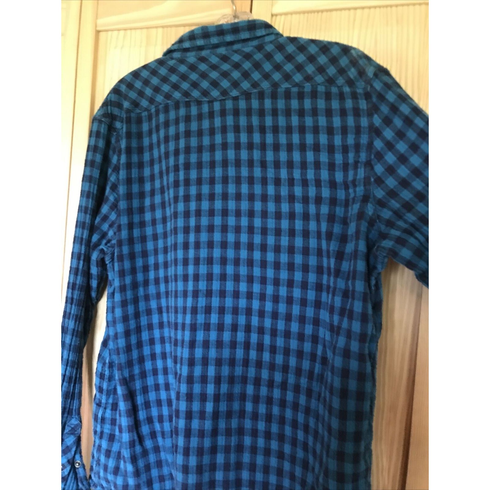 Other 44mm Legendary Work Wear Mens XL Blue Plaid Pearl Snap Shirt Size US XL / EU 56 / 4 - 10 Thumbnail