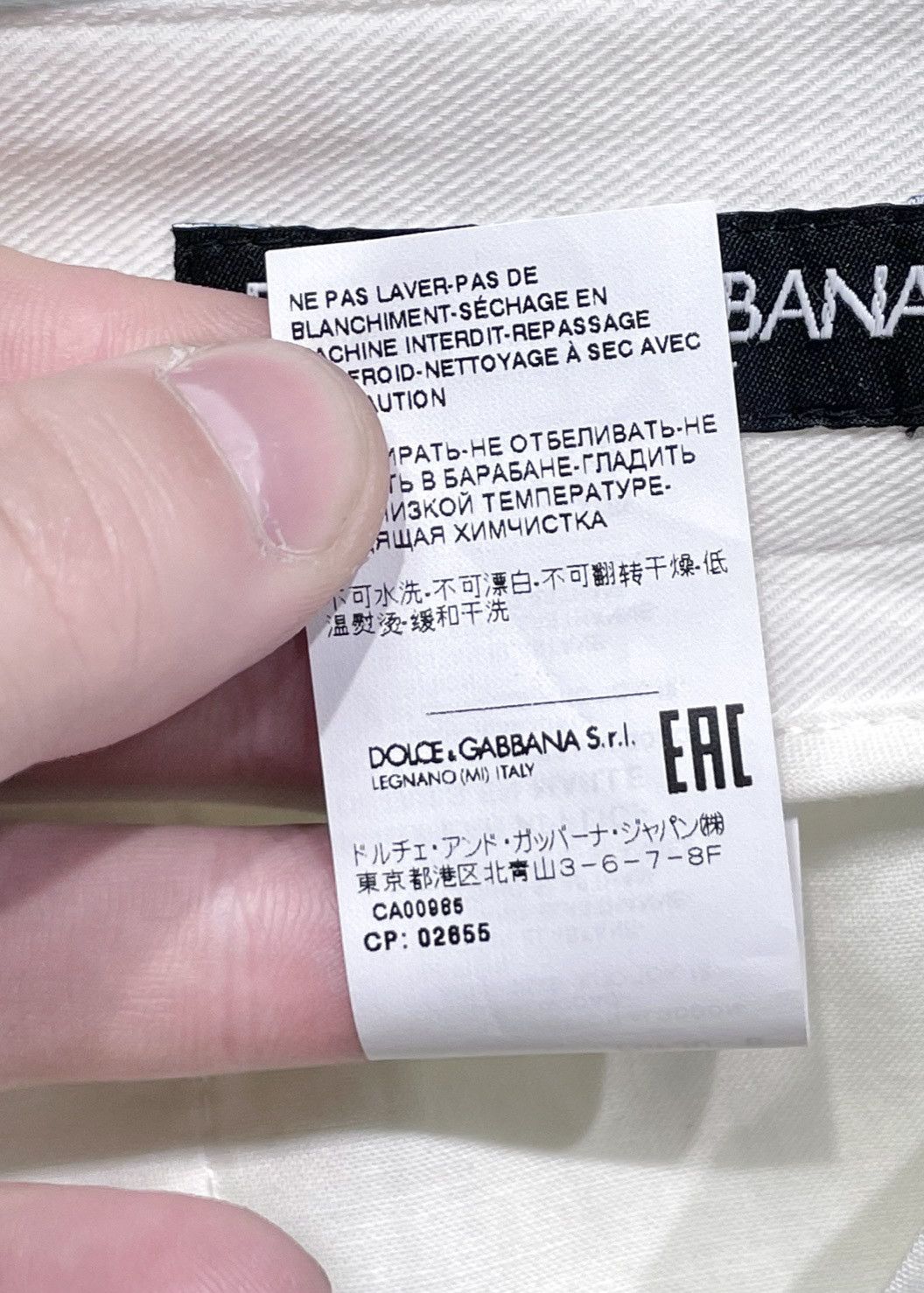 Dolce & Gabbana Dolce & Gabbana Ivory Cargo Jogger Contrast Cuffs Trouser Size US 34 / EU 50 - 9 Thumbnail