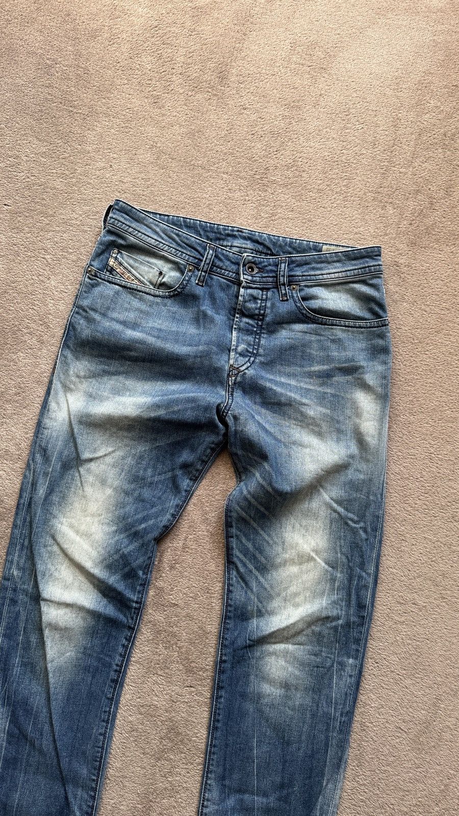 Japanese Brand Diesel Buster Y2K Mudwash Faded Jeans LGB ifsixwasnine vibe Size US 30 / EU 46 - 4 Thumbnail