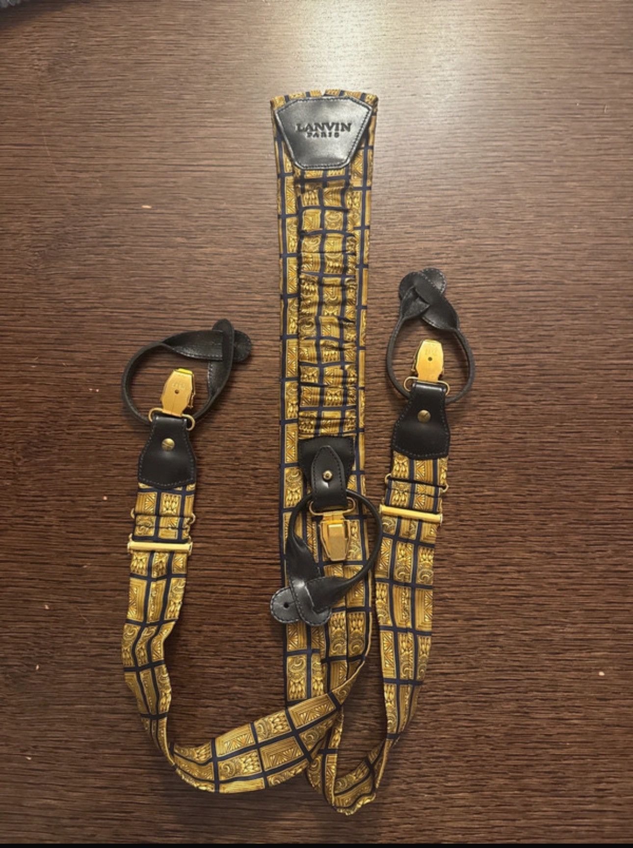 Lanvin Lanvin Suspenders – Rare Collector’s Piece (1990s/2000s) Size ONE SIZE - 2 Thumbnail