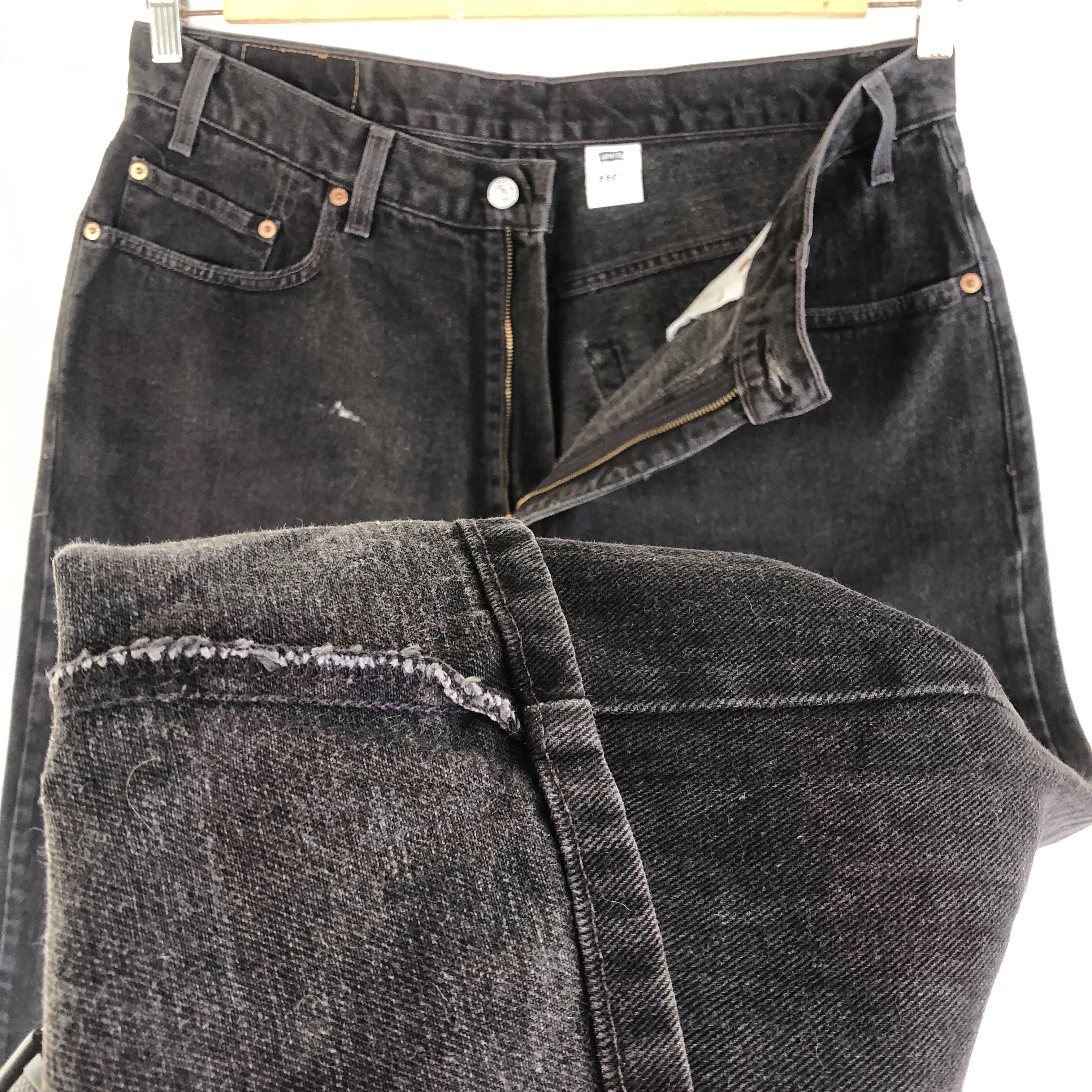 Levi's Vintage Levis Jeans Faded Black Levi's 550 Denim Pants Size US 34 / EU 50 - 8 Thumbnail