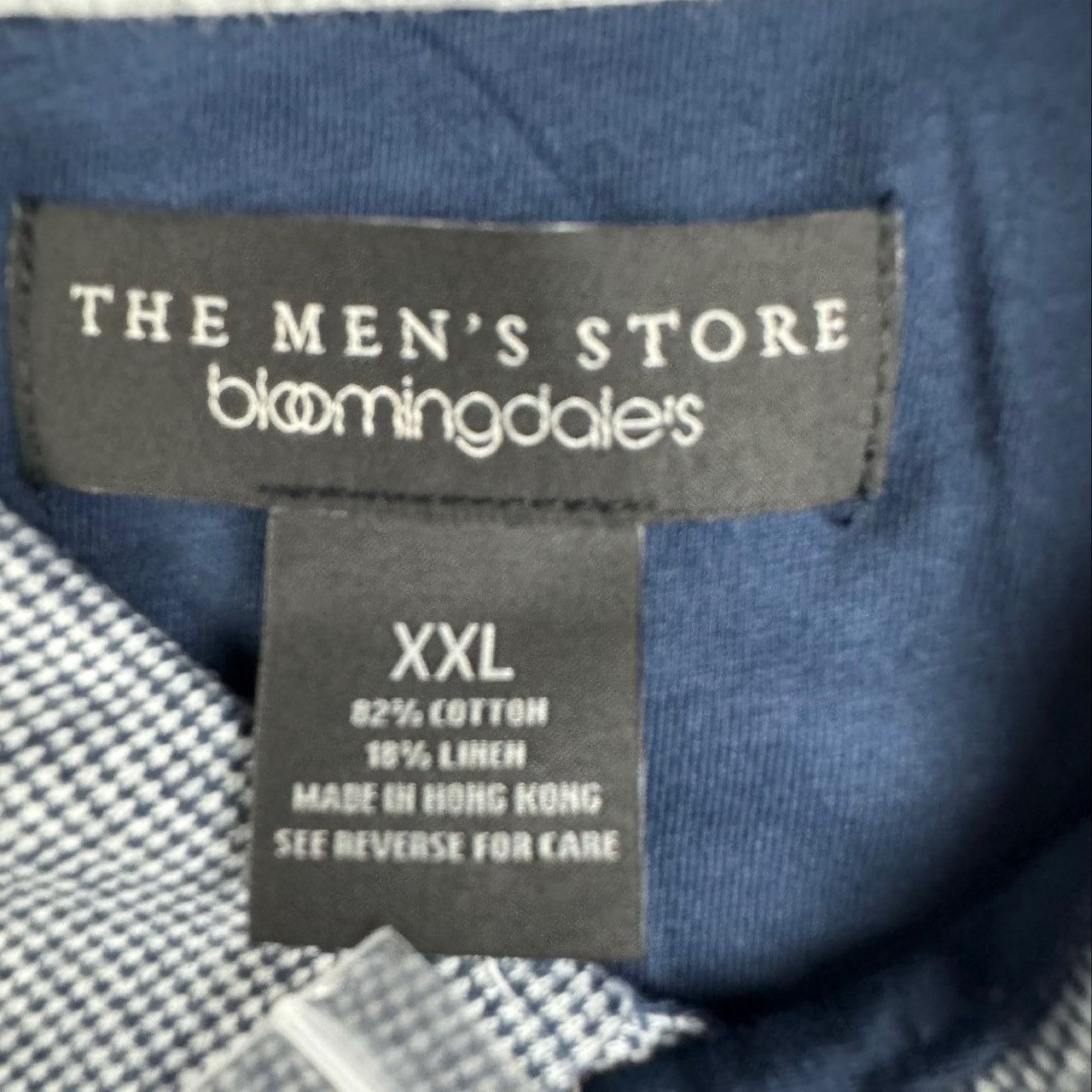 Bloomingdale's NEW Bloomingdales Men's Store Cotton Blend S/S Polo Shirt Gr Size US XXL / EU 58 / 5 - 3 Thumbnail