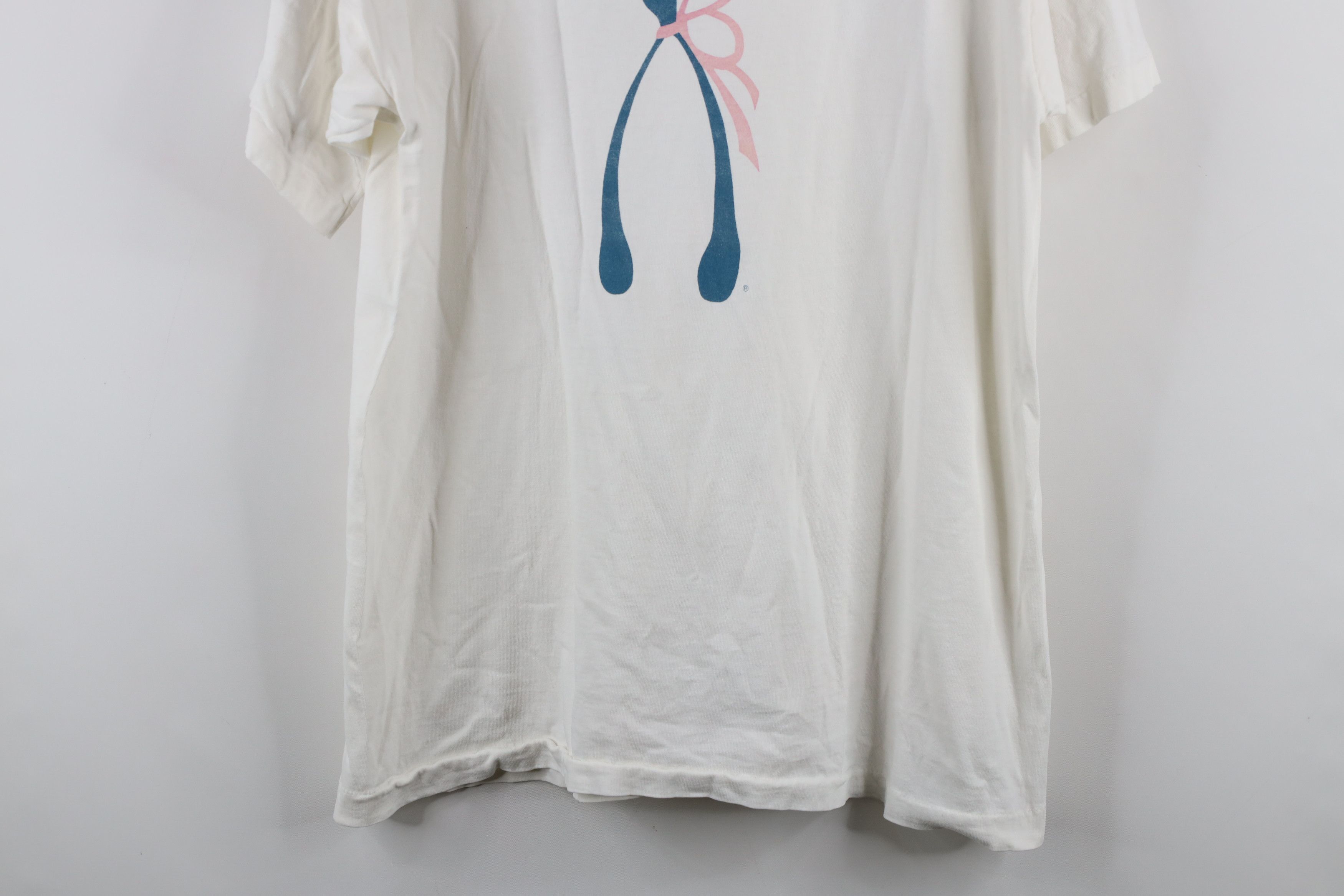 Vintage Vintage 90s Streetwear A Wish Wishbone T-Shirt White USA Size US XL / EU 56 / 4 - 3 Thumbnail