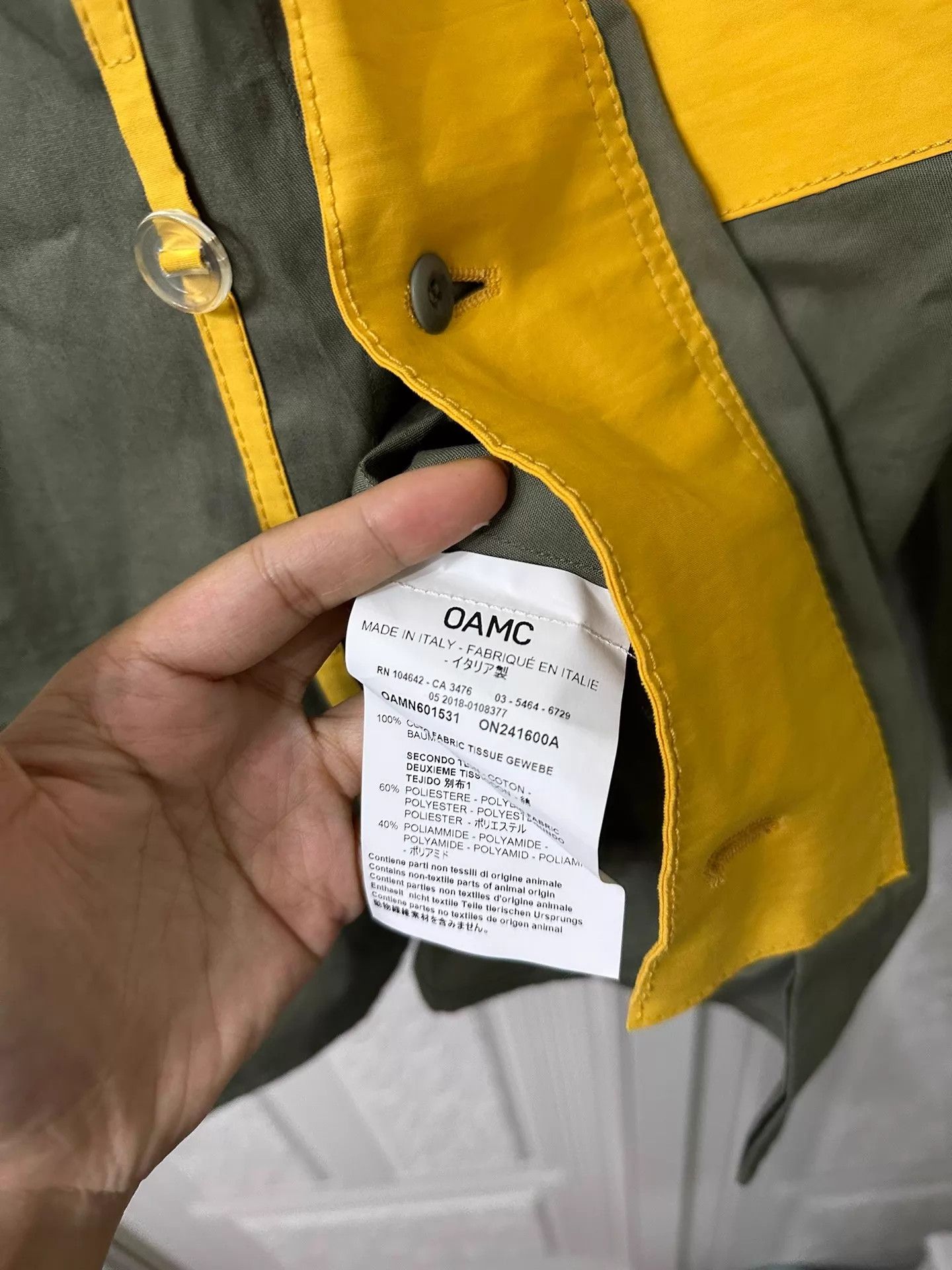 OAMC OAMC Men's Shirt Jacket 9/10 Size US S / EU 44-46 / 1 - 3 Thumbnail
