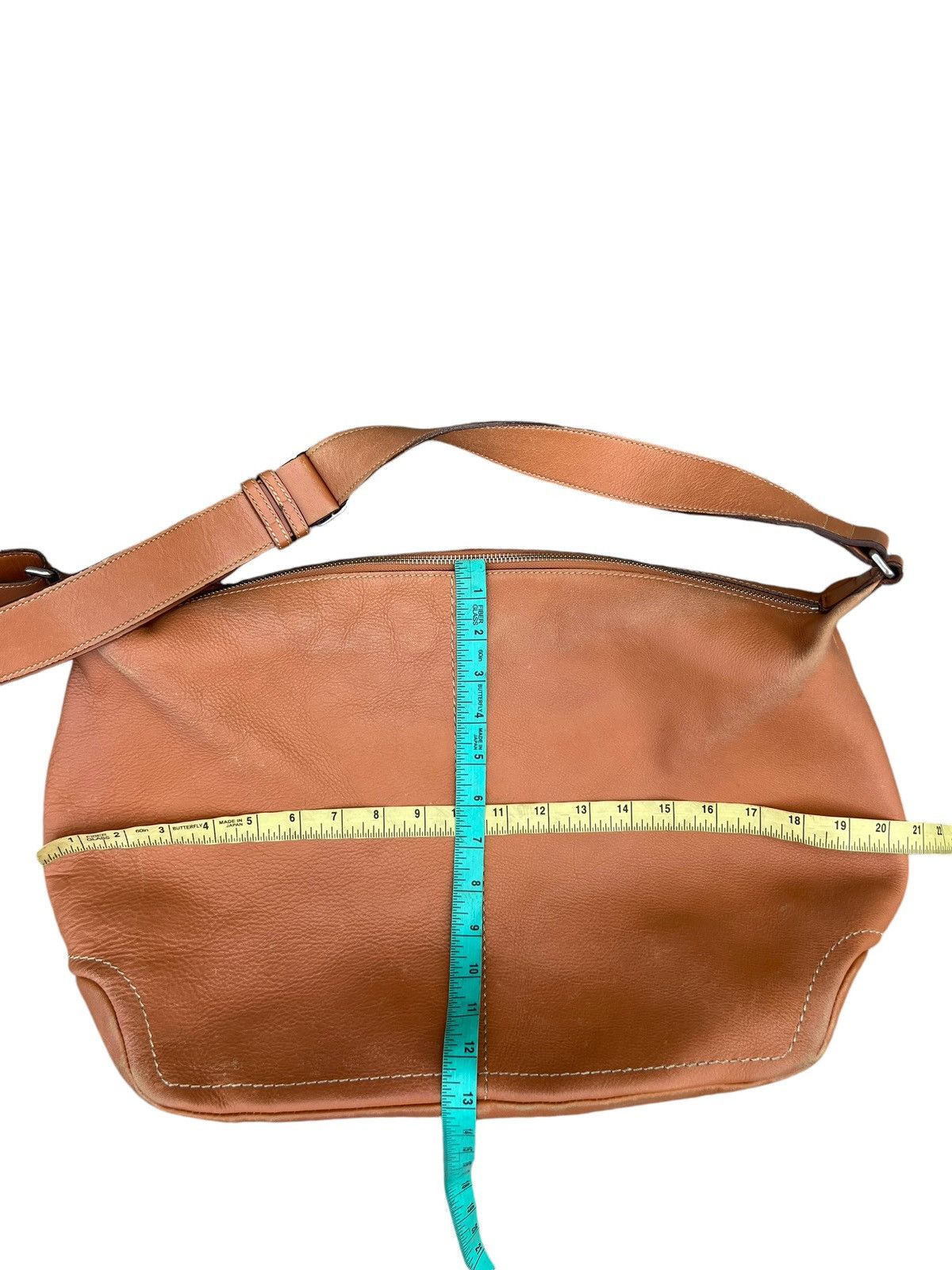 Leather Vintage Tsuchiya Kaban Distressed Muddy Patina Leather Bag Size ONE SIZE - 25 Thumbnail