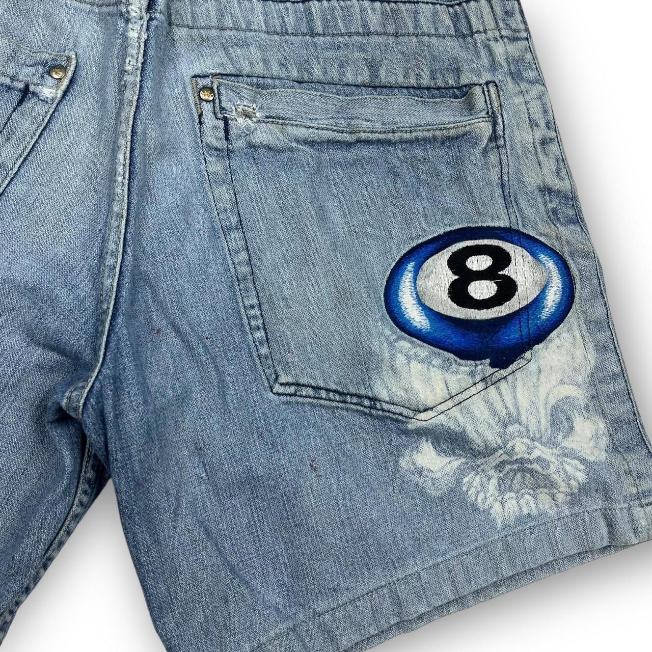 JNCO JNCO Men's Blue Shorts Size US 36 / EU 52 - 3 Thumbnail
