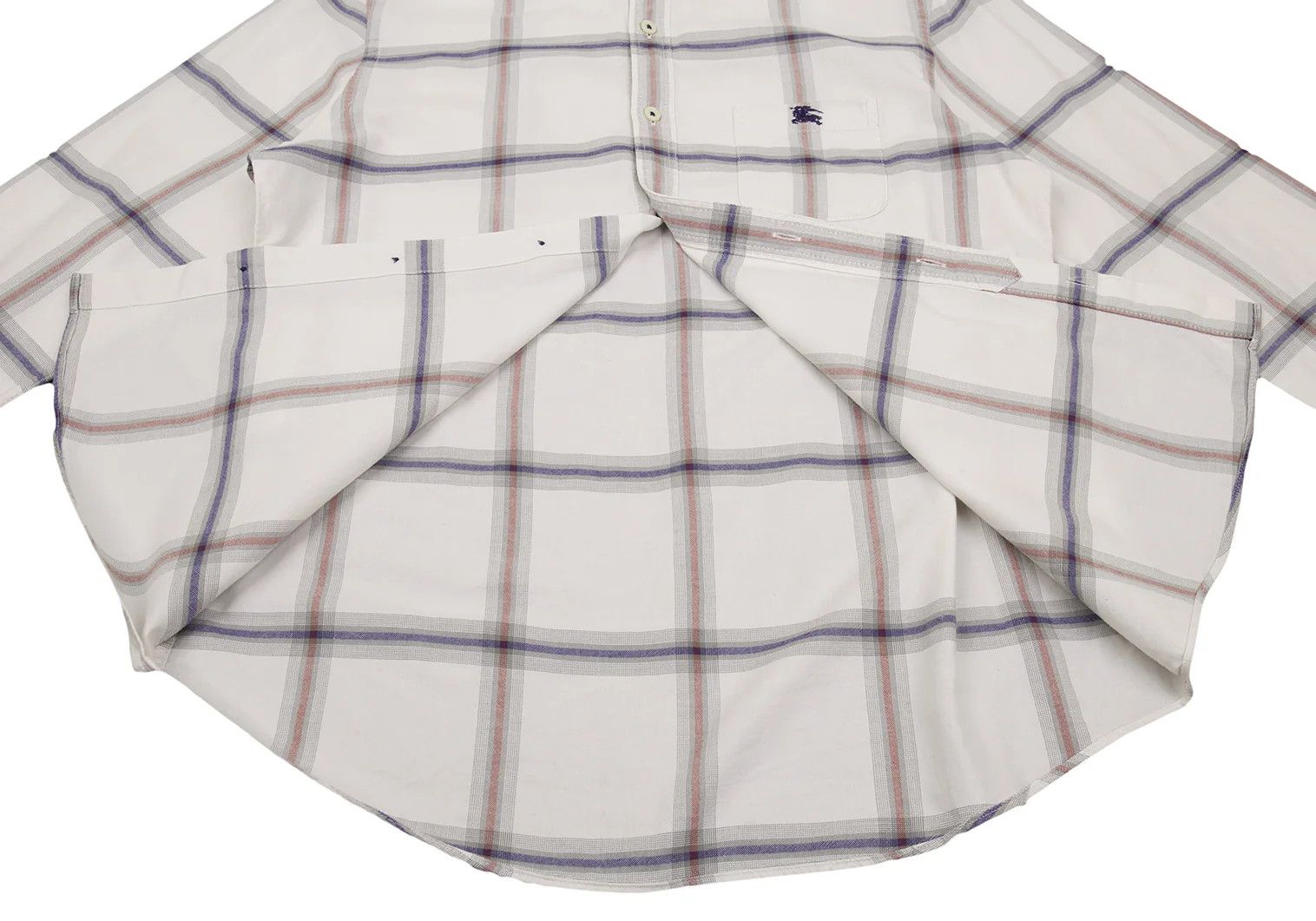 Burberry Check Button-Down Shirt in Light Gray with Check Pattern Size US M / EU 48-50 / 2 - 13 Thumbnail