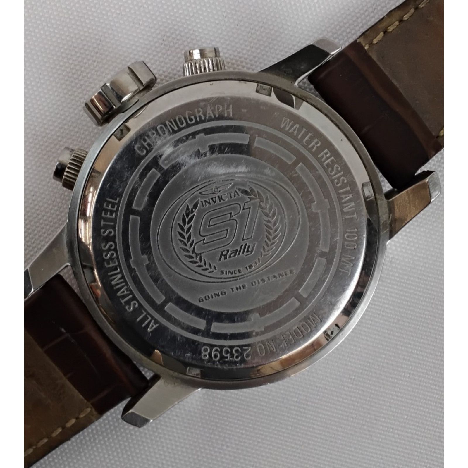 Invicta Invicta S1 Rally Chronograph Watch 23598 Silver Strap Broken Size ONE SIZE - 7 Thumbnail