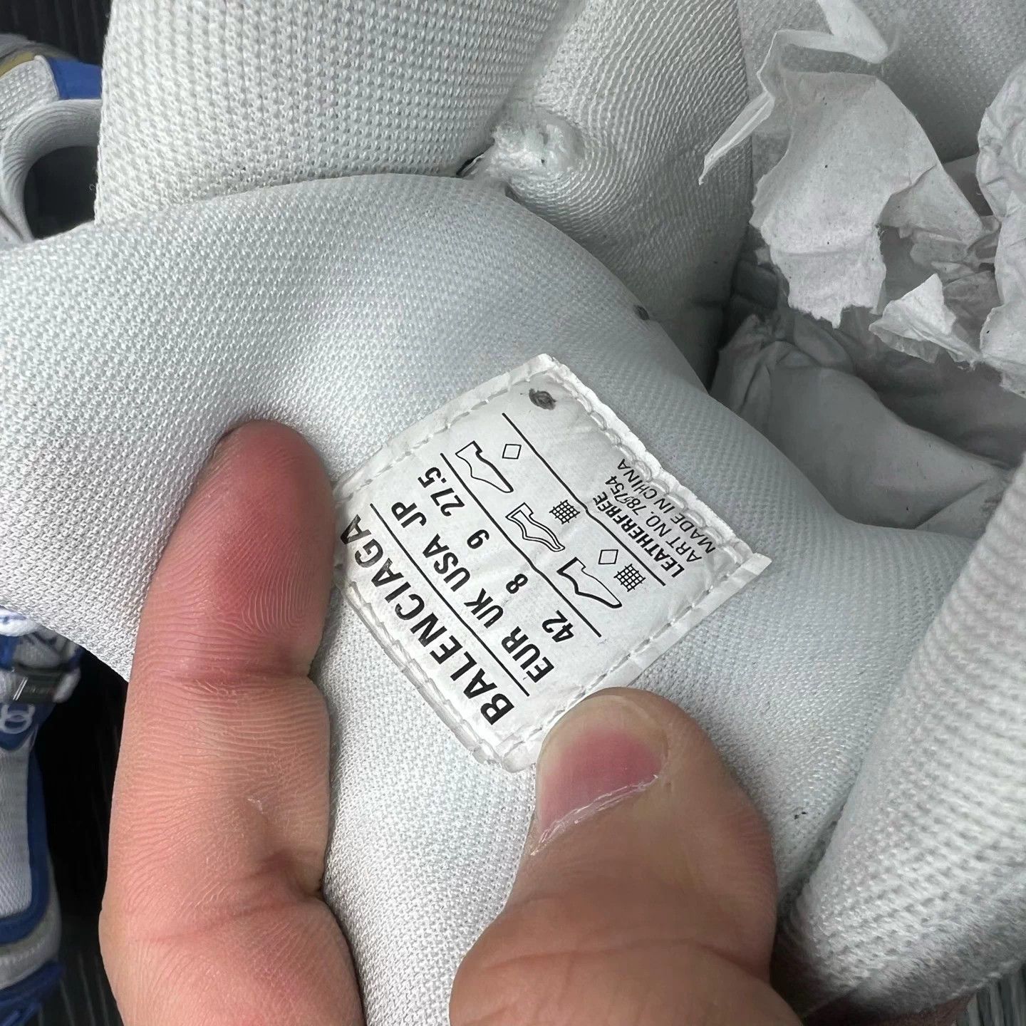 Balenciaga Balenciaga Cargo White/Gray EU42 Mint Size US 9 / EU 42 - 7 Thumbnail