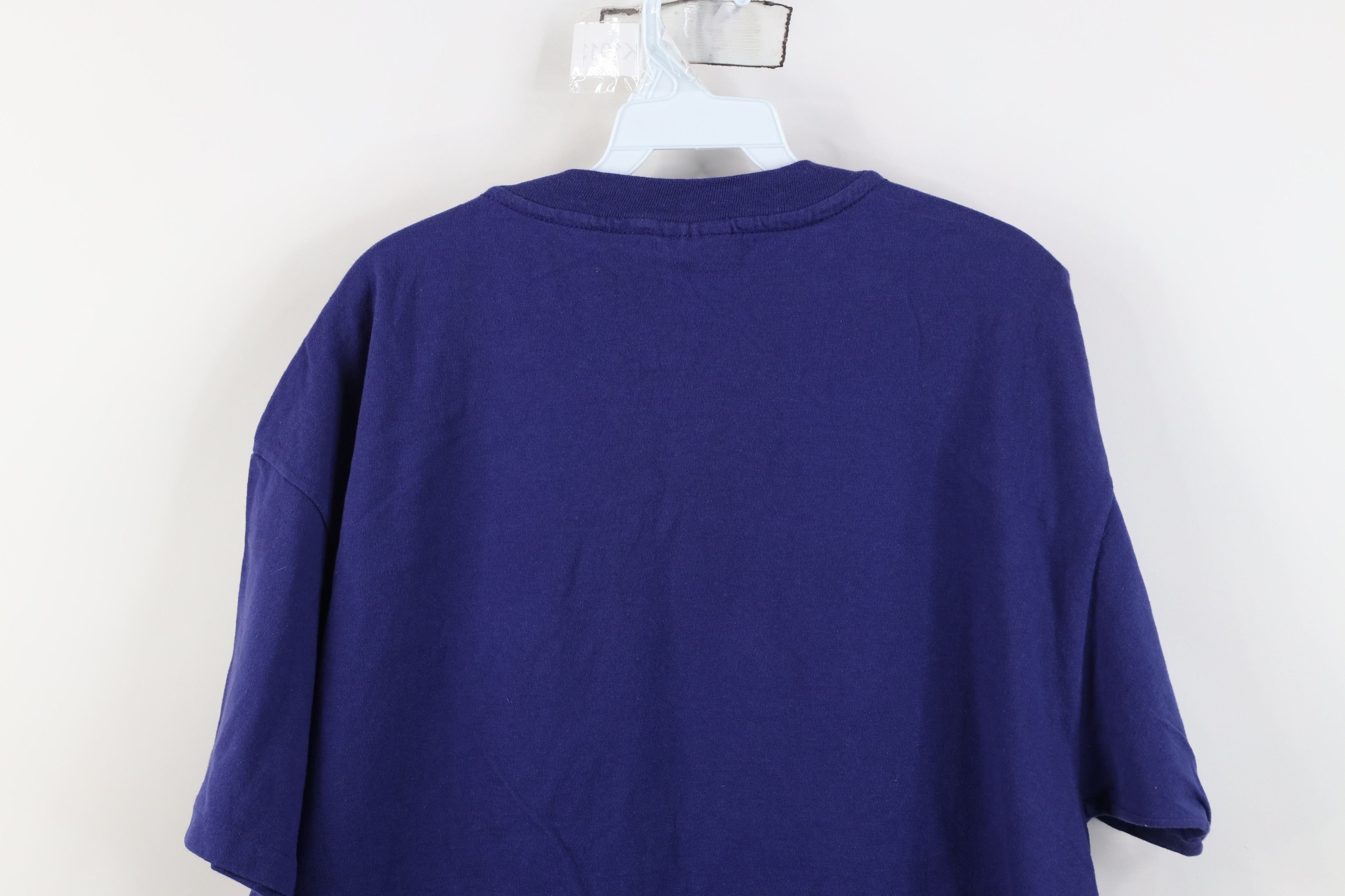 Vintage Vintage 90s Get Wild Get Woolly Mammoth Zoo T-Shirt Blue USA Size US XL / EU 56 / 4 - 11 Thumbnail